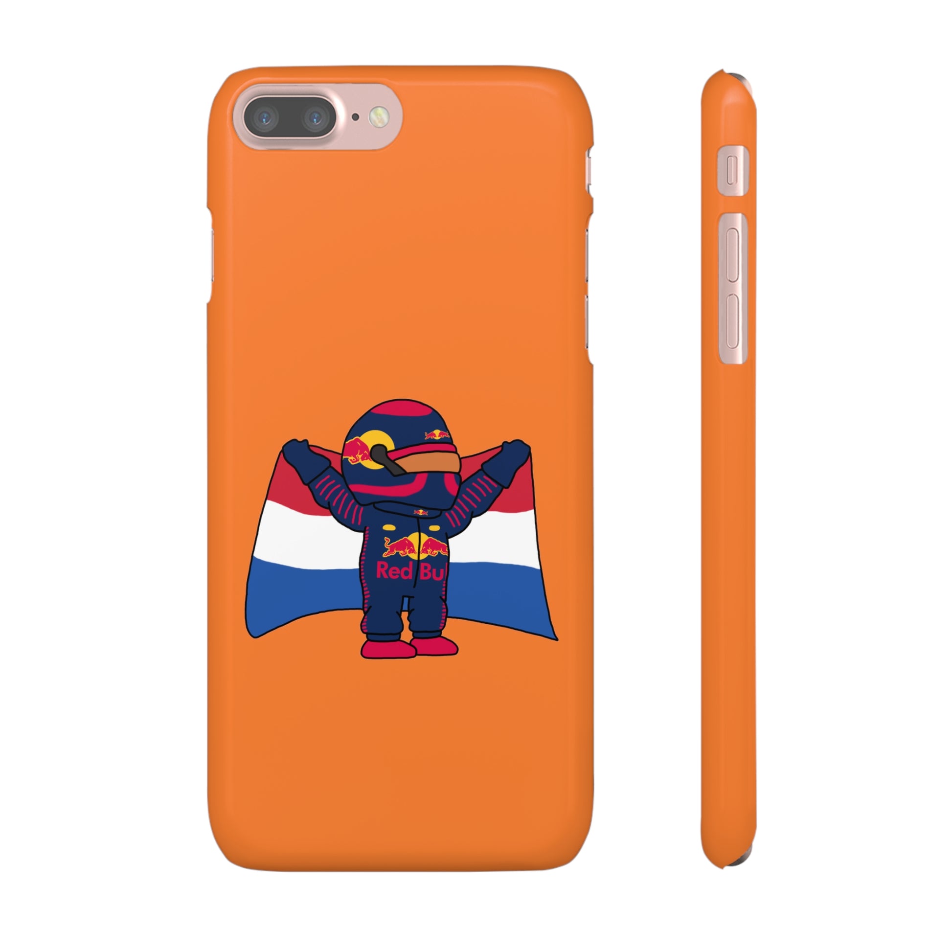 NeVerStappen Red Bull Formula 1 F1 Max Verstappen Snap Case iPhone 7 Plus Glossy Mobile Phone Cases F1 Max Verstappen Red Bull Printify