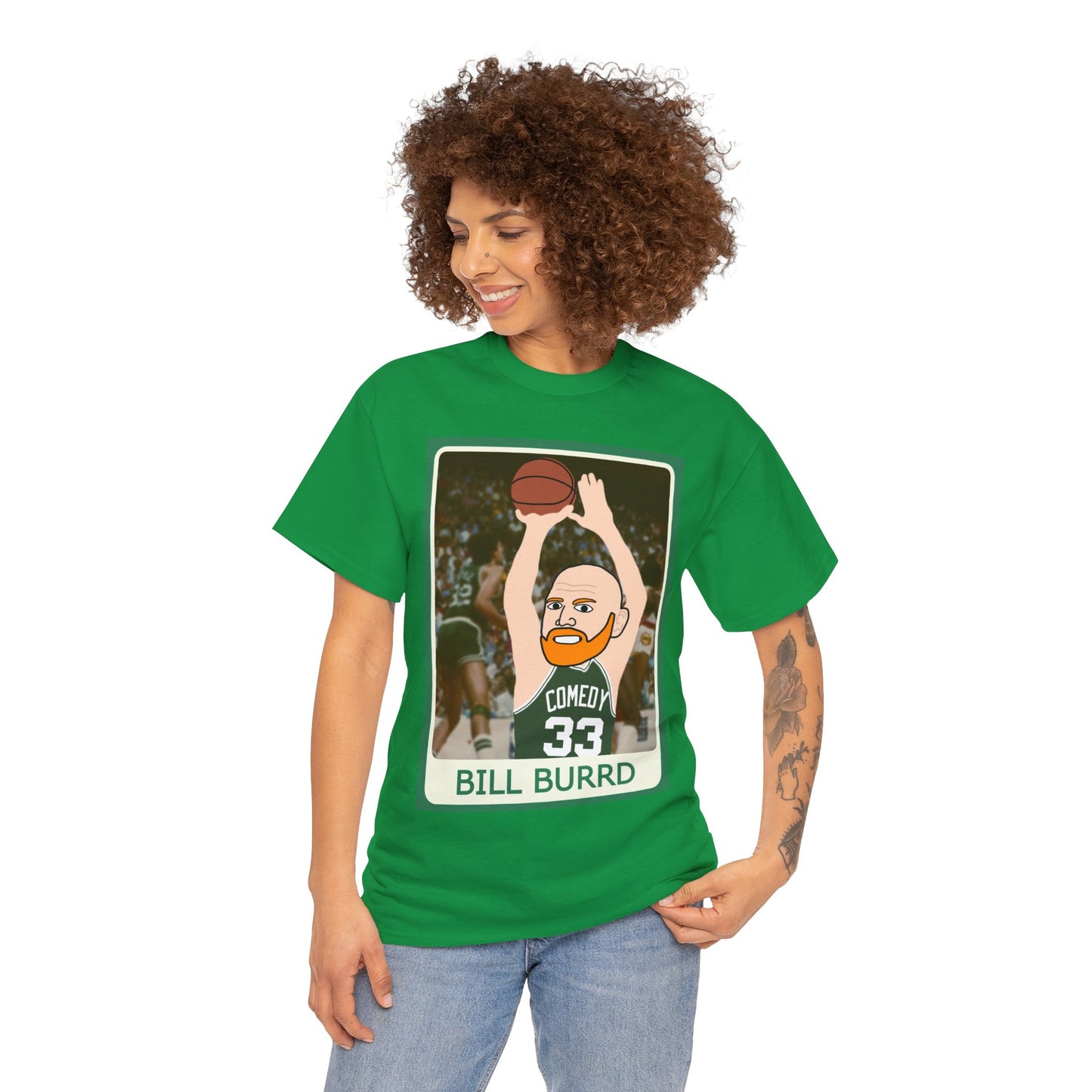 Bill Burr T-shirt Boston Celtics Tshirt Larry Bird Shirt Monday Morning Podcast Merch Podcast Gift Celtics Fan Gift Basketball Fan Gift T-shirts Basketball Bill Burr Boston Celtics Monday Morning Podcast NBA Podcasts Stand-up Comedy Printify