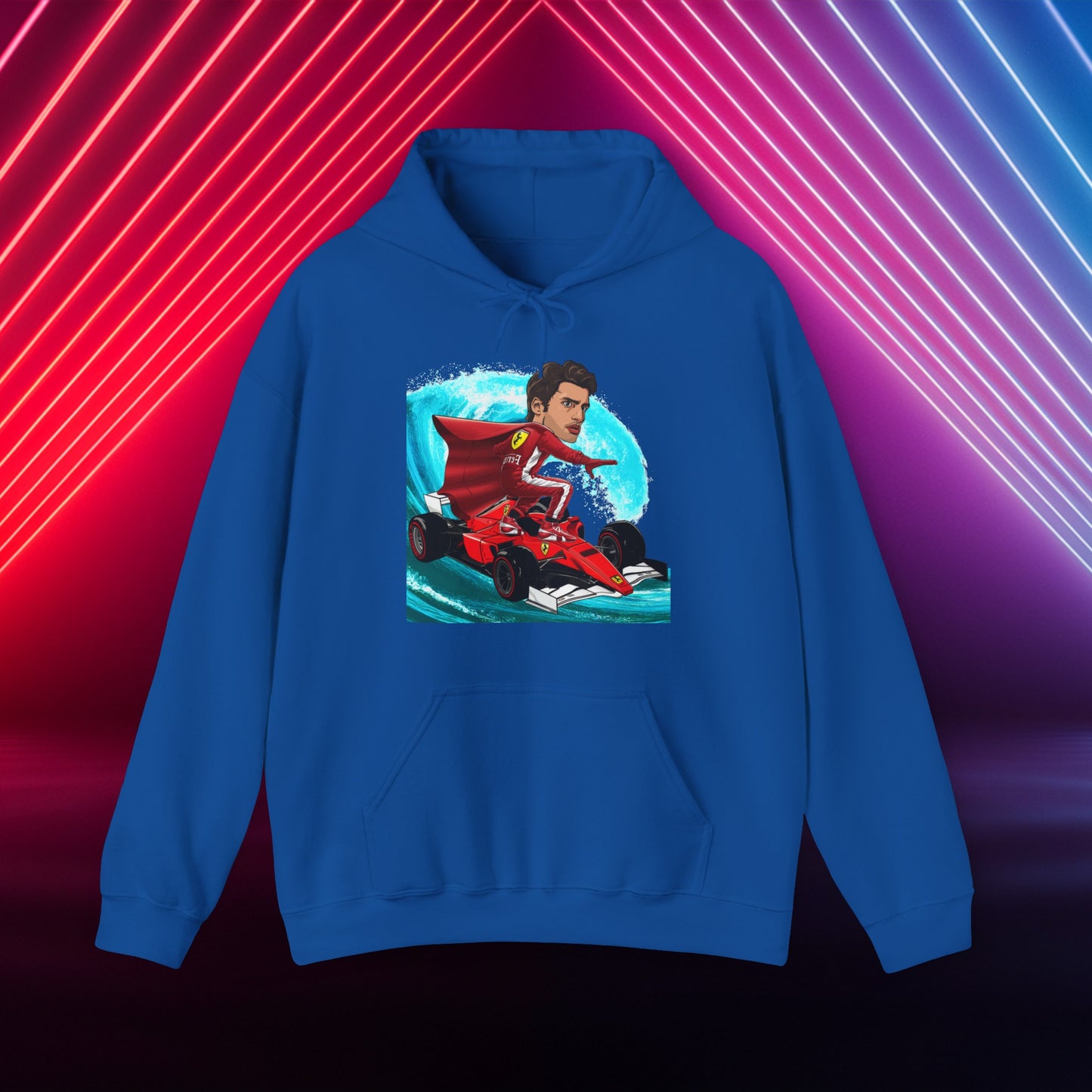 Carlos Sainz Hoodie Carlos Sainz Jumper Smooth Operator Pullover Ferrari Hoodie Formula 1 Hoodie F1 Hoodie Ferrari Gift Ferrari Fan Gift Royal Hoodies Carlos Sainz F1 Ferrari Printify