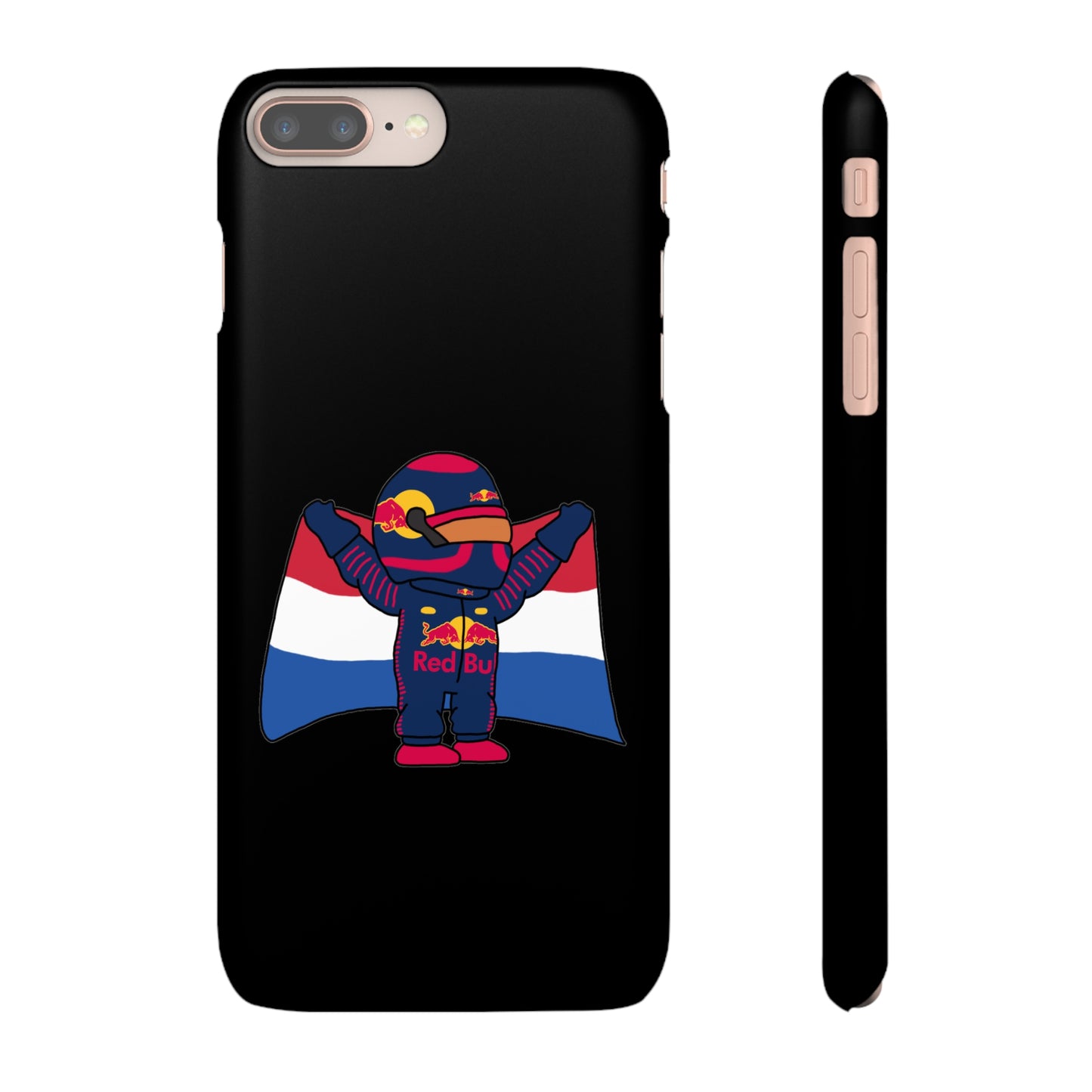 NeVerStappen Red Bull Formula 1 F1 Max Verstappen Snap Case iPhone 8 Plus Matte Mobile Phone Cases F1 Max Verstappen Red Bull Printify