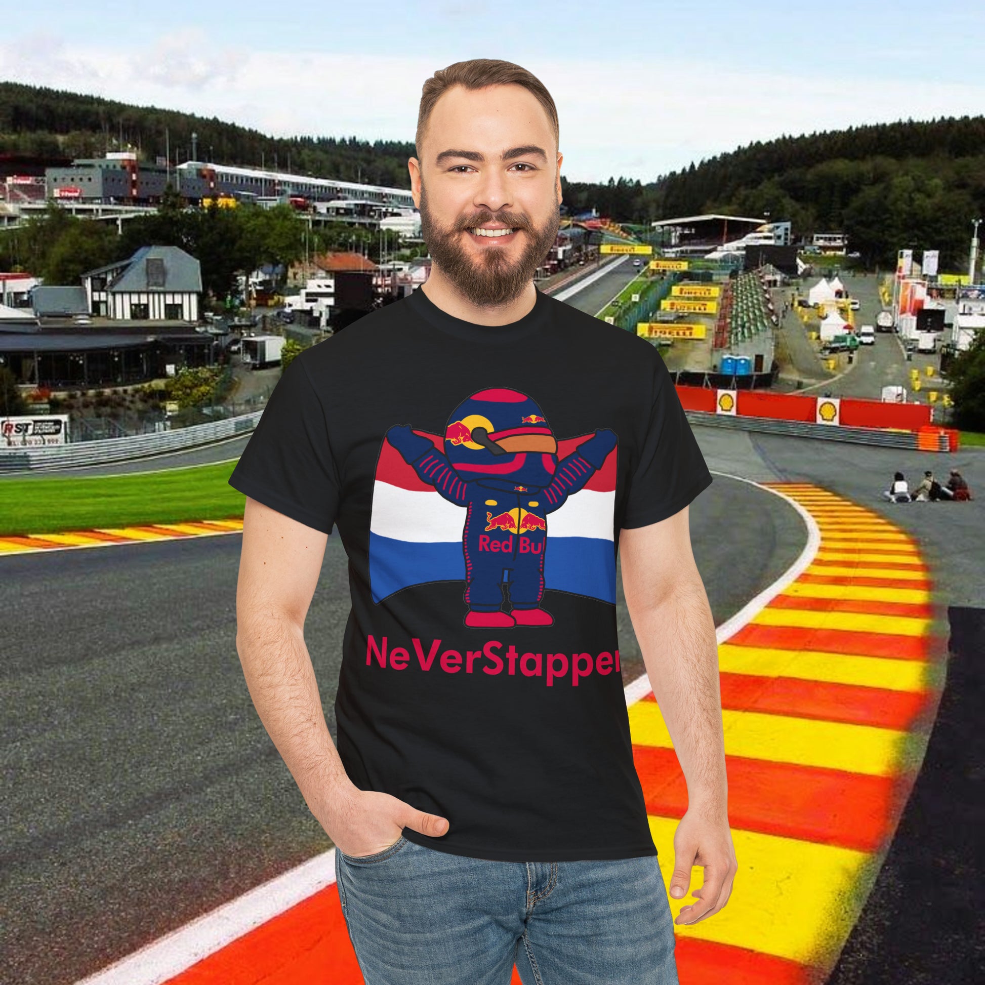 Max Verstappen T-Shirt Verstappen shirt Red Bull T shirt F1 tshirt Formula 1 tee F1 Gift Formula 1 Gift Red Bull Fan Gift Funny Racing Shirt Black T-shirts F1 Max Verstappen Red Bull Printify