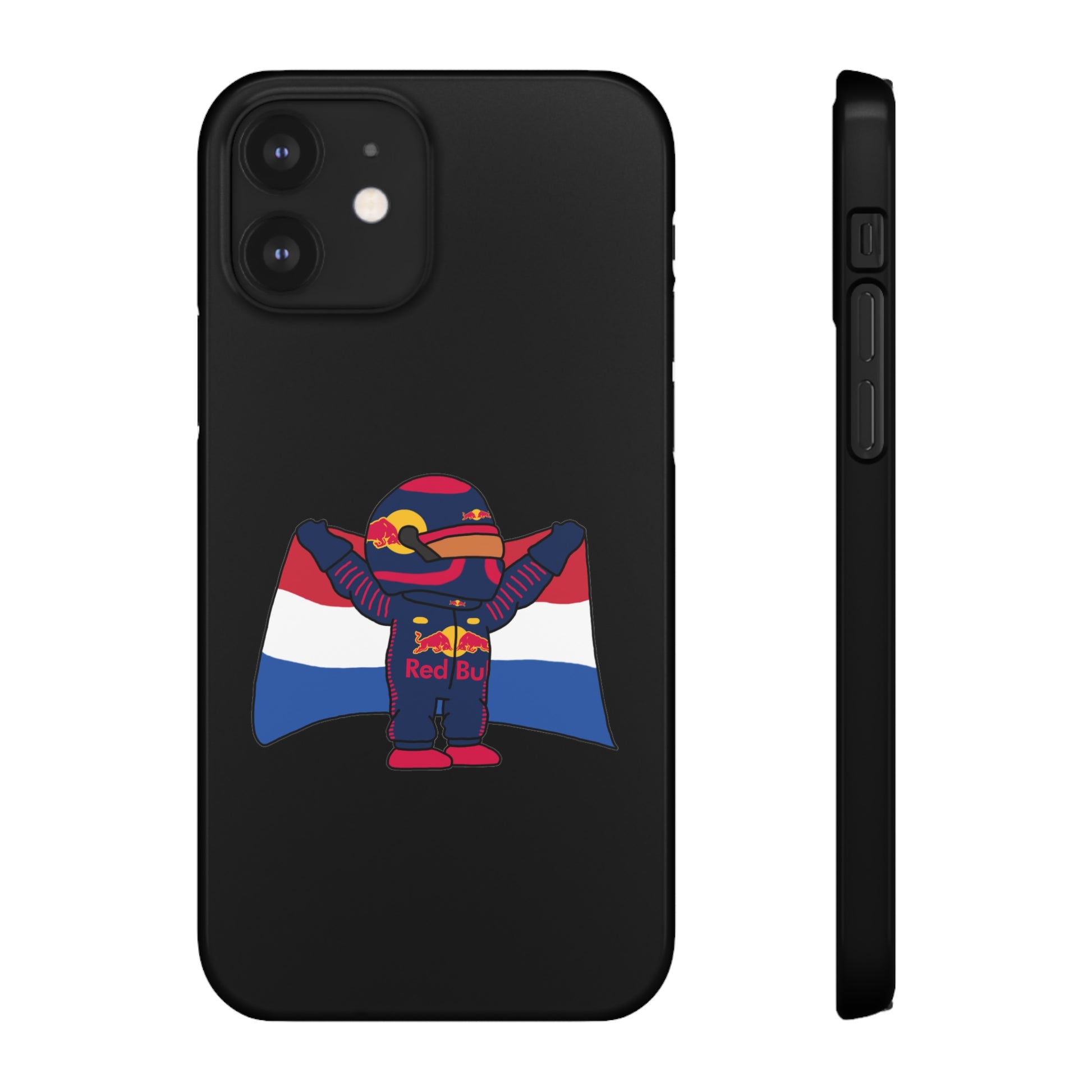 NeVerStappen Red Bull Formula 1 F1 Max Verstappen Snap Case iPhone 12 Glossy Mobile Phone Cases F1 Max Verstappen Red Bull Printify