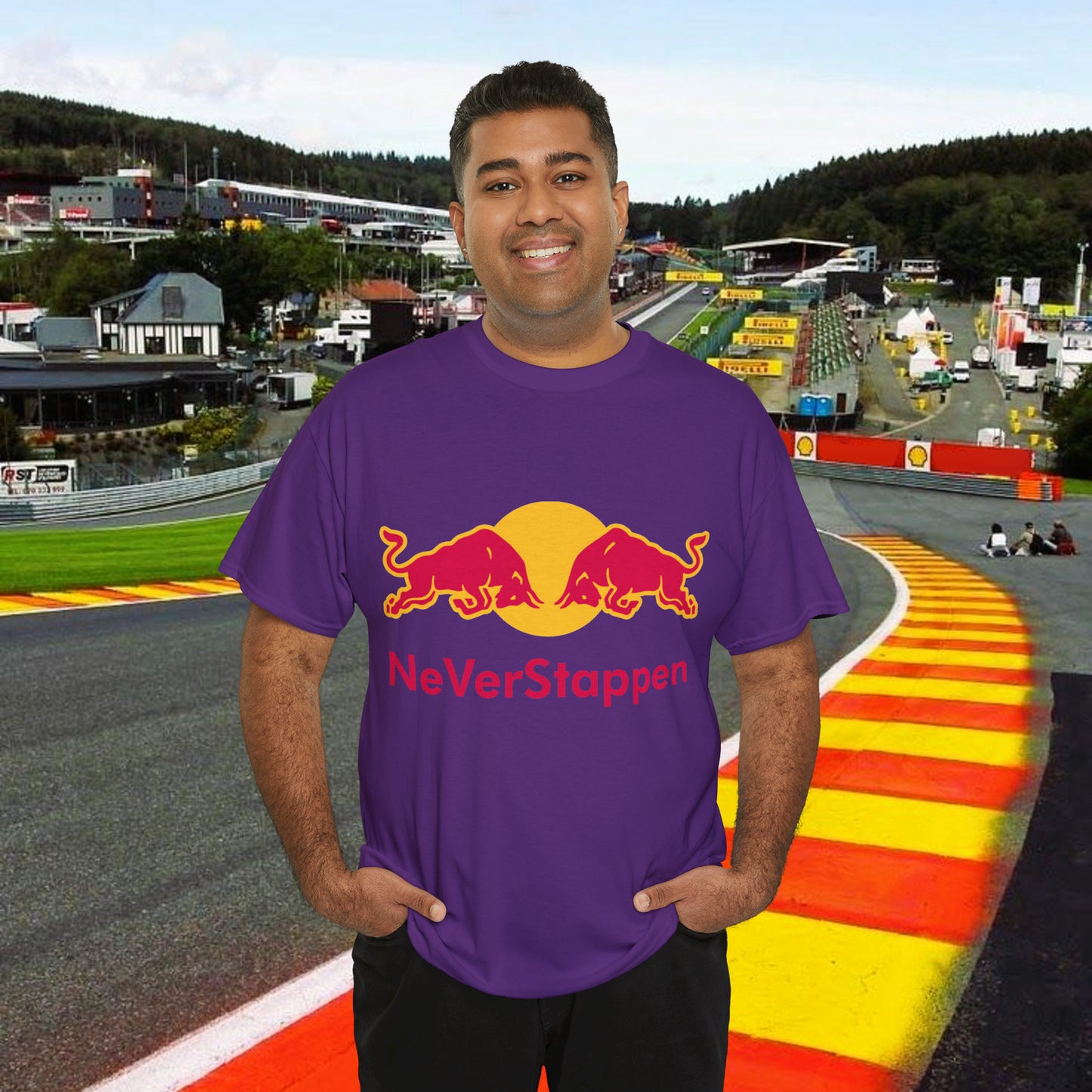 Max Verstappen Shirt Verstappen T-shirt Red Bull T shirt F1 tshirt Formula 1 tee F1 Gift Formula 1 Gift Red Bull Fan Gift Funny Racing Shirt Purple T-shirts F1 Max Verstappen Red Bull Printify