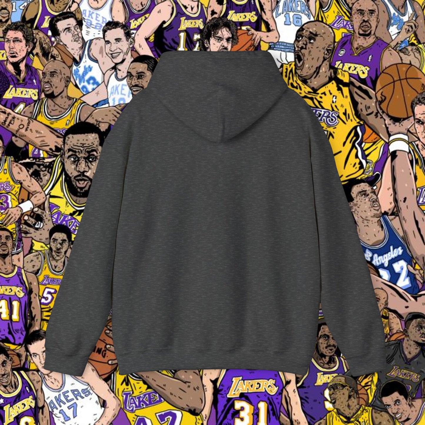 Luka Doncic G.O.A.T. Hoodie - Funny Basketball Meme Sweatshirt - Greatest of All Time Pullover for Basketball Fans - Perfect Gift for Luka Fans Hoodies Basketball G.O.A.T. Los Angeles Lakers Luka Doncic NBA Printify