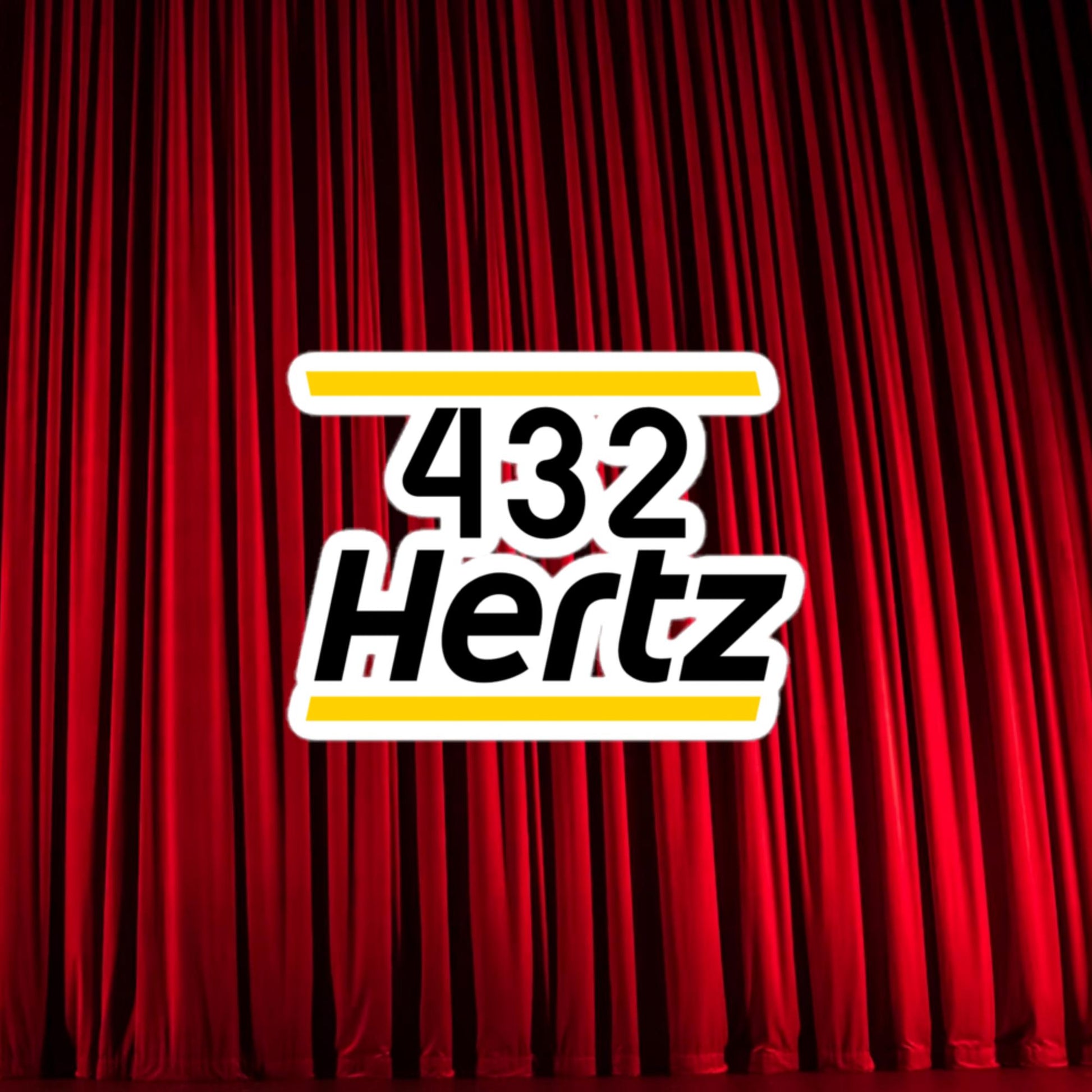 432Hz Hertz Matt and Shane's Secret Podcast MSSP Bubble-free stickers Next Cult Brand
