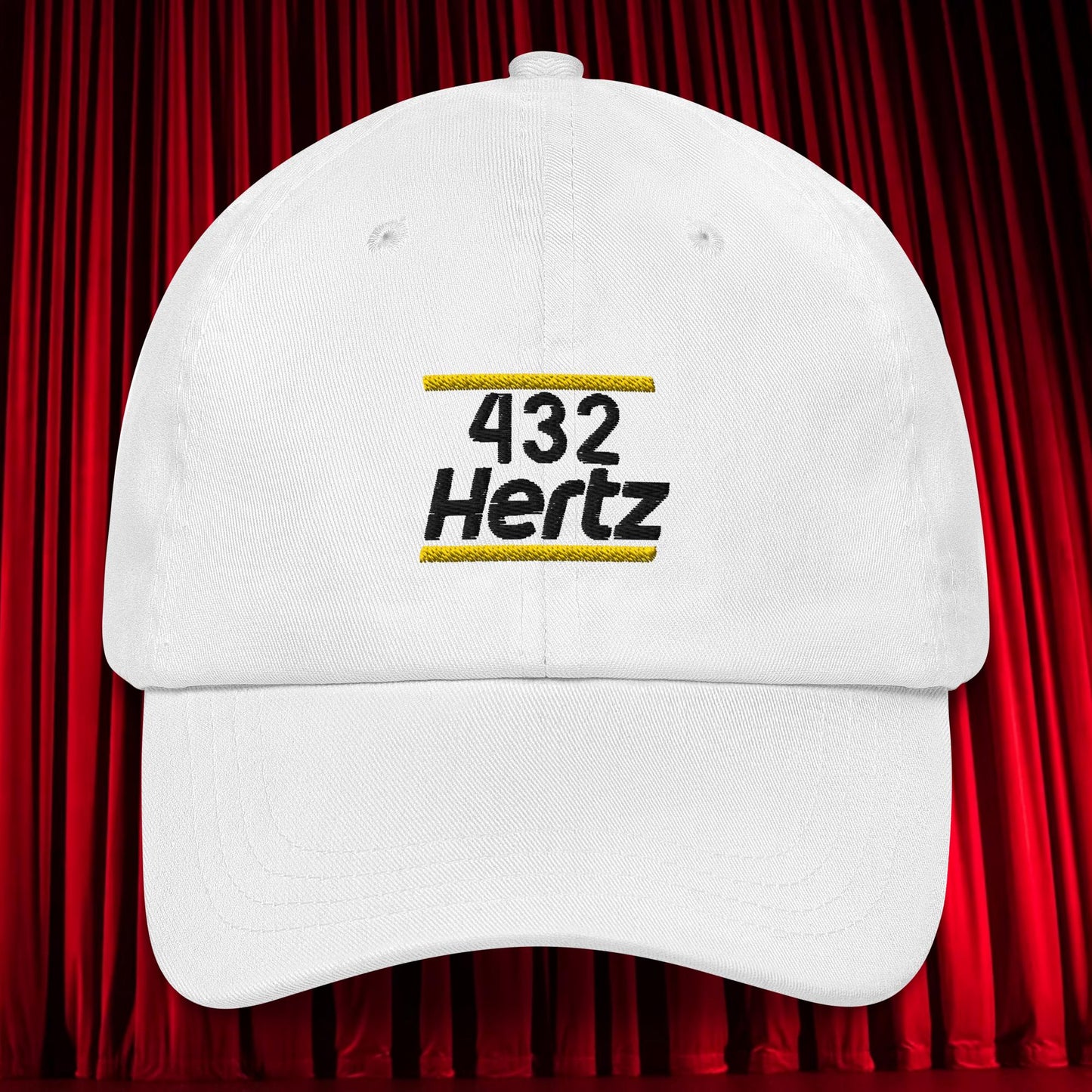 432Hz Hertz Matt and Shane's Secret Podcast MSSP Dad hat Next Cult Brand