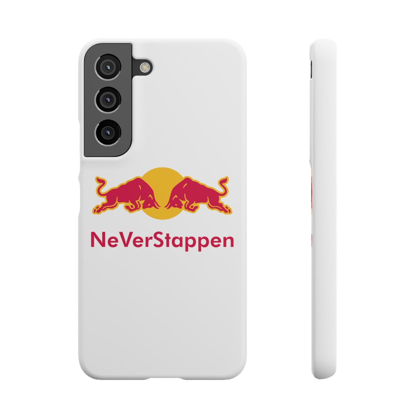 NeVerStappen Red Bull Formula 1 F1 Max Verstappen Snap Case Samsung Galaxy S22 Matte Mobile Phone Cases F1 Max Verstappen Red Bull Printify