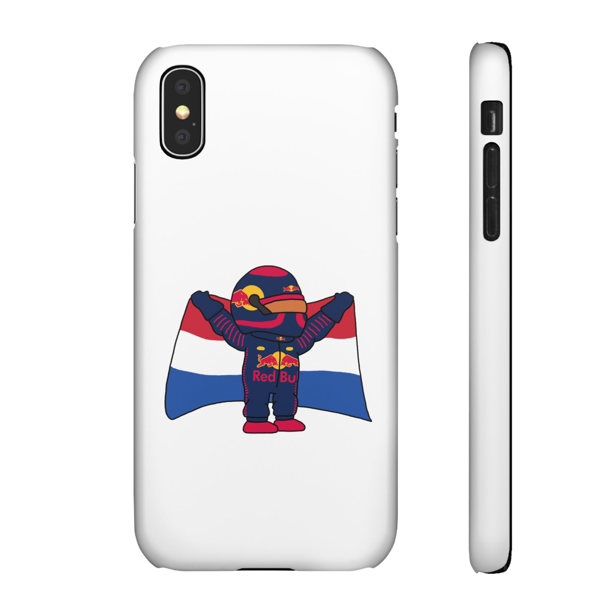 NeVerStappen Red Bull Formula 1 F1 Max Verstappen Snap Case iPhone X Matte Mobile Phone Cases F1 Max Verstappen Red Bull Printify