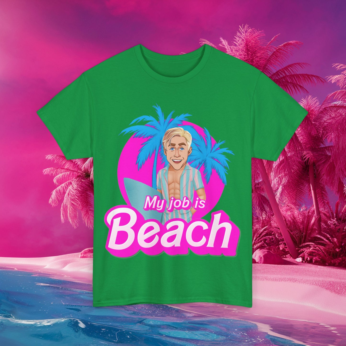 My Job Is Beach Tshirt Ken Shirt Barbie T-shirt Surfing Tee Surf T shirt Summer Shirt Vacation T-Shirt Surfing Gift for Surfer Summer Gift Next Cult Brand