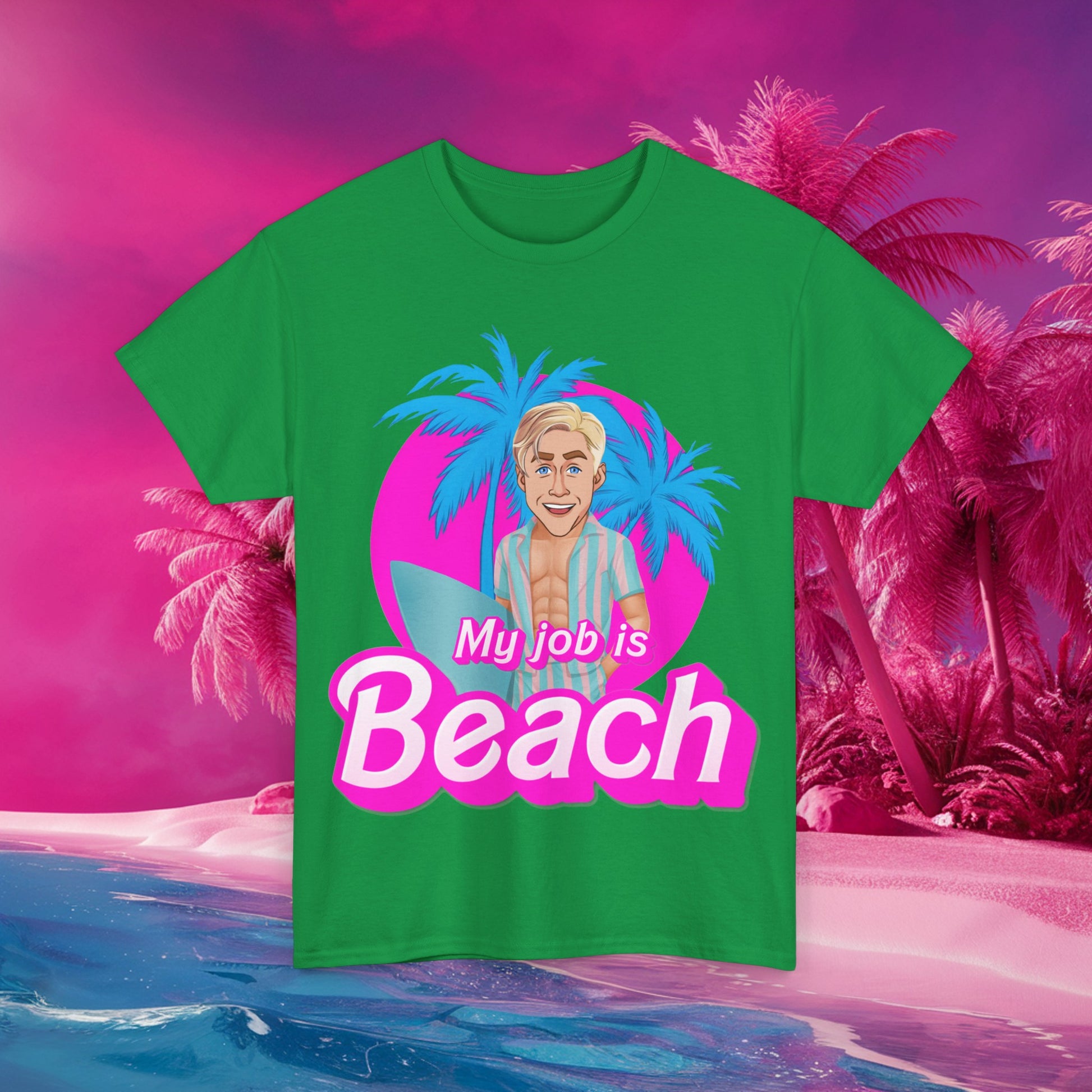 My Job Is Beach Tshirt Ken Shirt Barbie T-shirt Surfing Tee Surf T shirt Summer Shirt Vacation T-Shirt Surfing Gift for Surfer Summer Gift Next Cult Brand