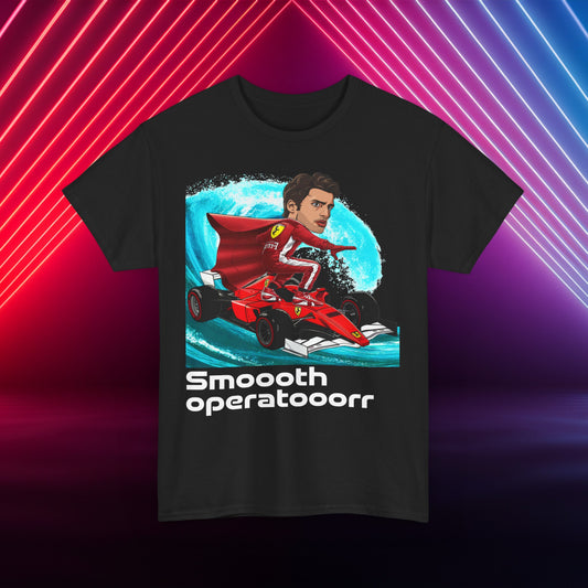 Carlos Sainz T-shirt Carlos Sainz Shirt Smooth Operator Shirt Ferrari T shirt Formula 1 Tee F1 Tshirt Ferrari Gift Ferrari Fan Shirt F1 Gift