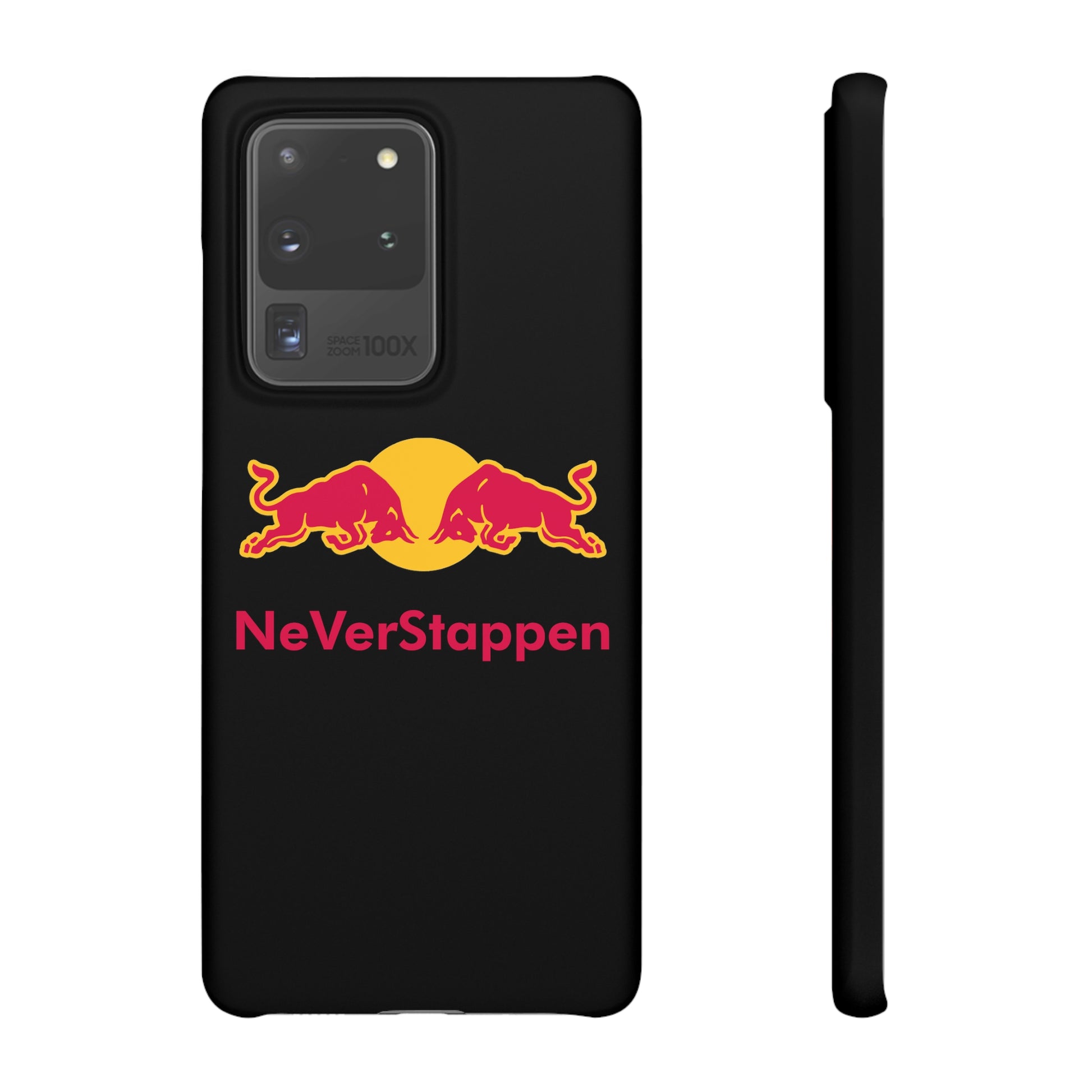 NeVerStappen Red Bull Formula 1 F1 Max Verstappen Snap Case Samsung Galaxy S20 Ultra Matte Mobile Phone Cases F1 Max Verstappen Red Bull Printify