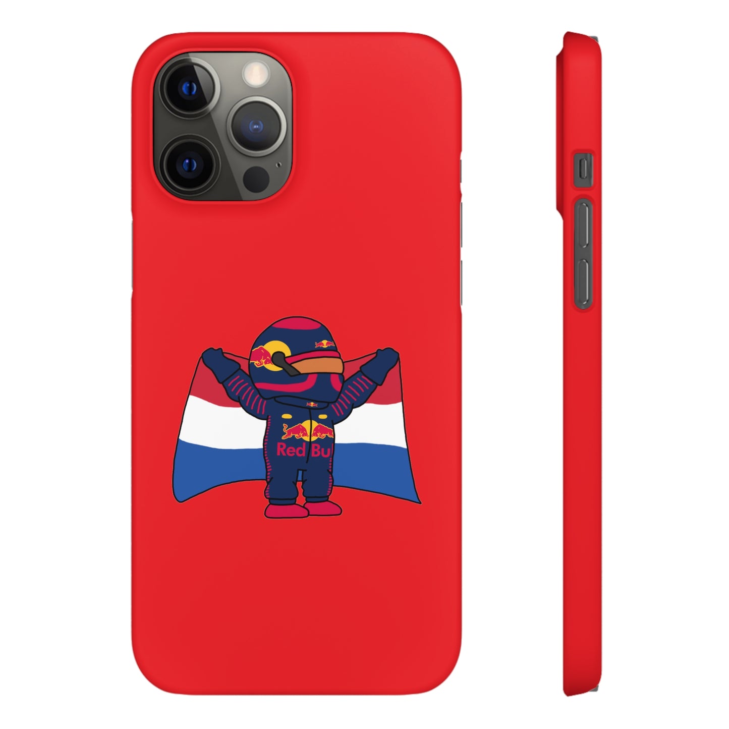 NeVerStappen Red Bull Formula 1 F1 Max Verstappen Snap Case iPhone 12 Pro Max Matte Mobile Phone Cases F1 Max Verstappen Red Bull Printify