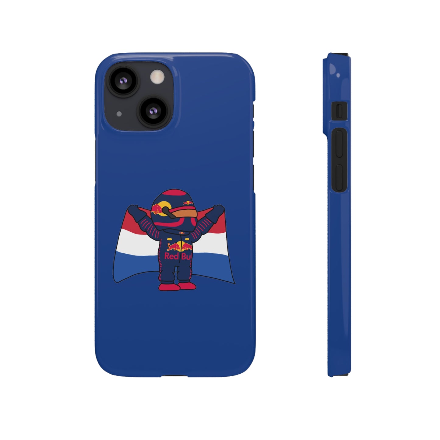 NeVerStappen Red Bull Formula 1 F1 Max Verstappen Snap Case iPhone 13 Mini Glossy Mobile Phone Cases F1 Max Verstappen Red Bull Printify