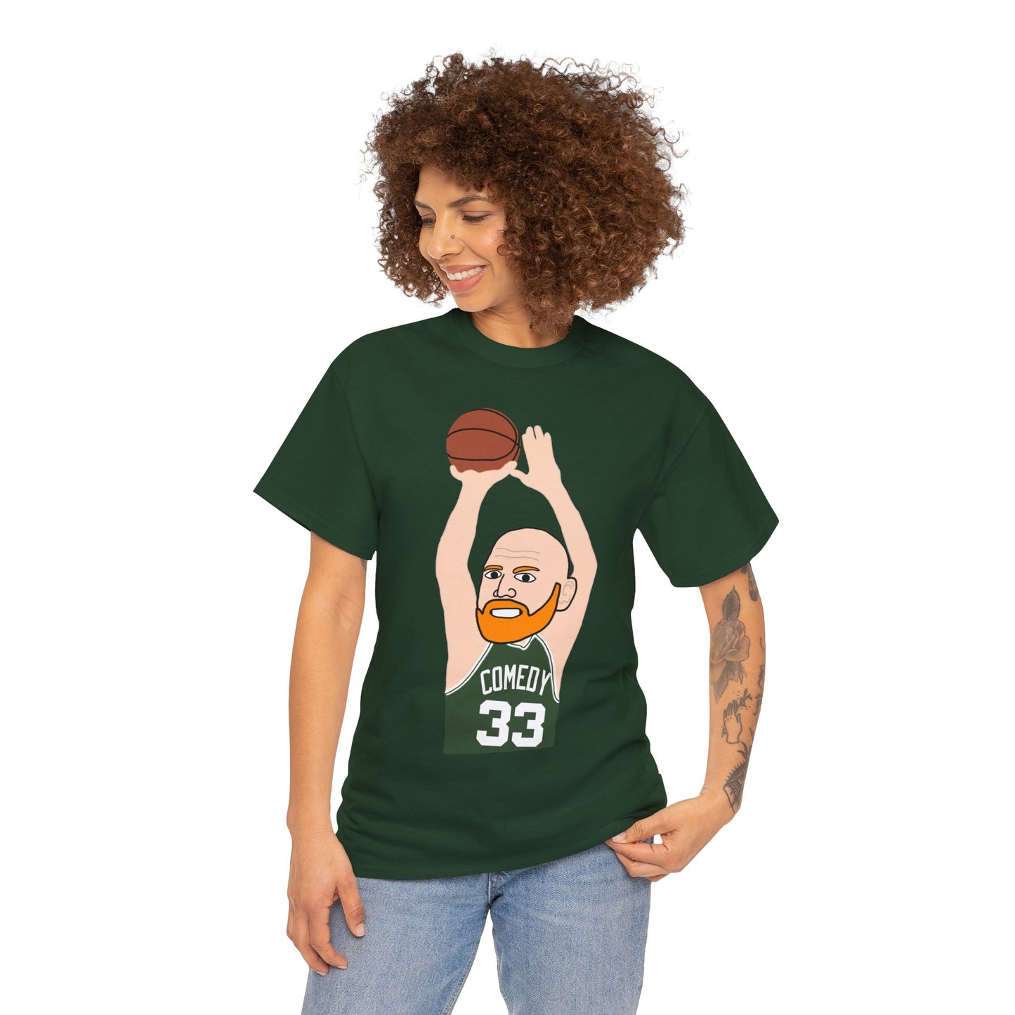 Bill Burr Tshirt Boston Celtics Shirt Larry Bird T-shirt Monday Morning Podcast Merch Podcast Gift Celtics Fan Gift Basketball Fan Gift Next Cult Brand Bill Burr, Monday Morning Podcast, Podcasts, Stand-up Comedy