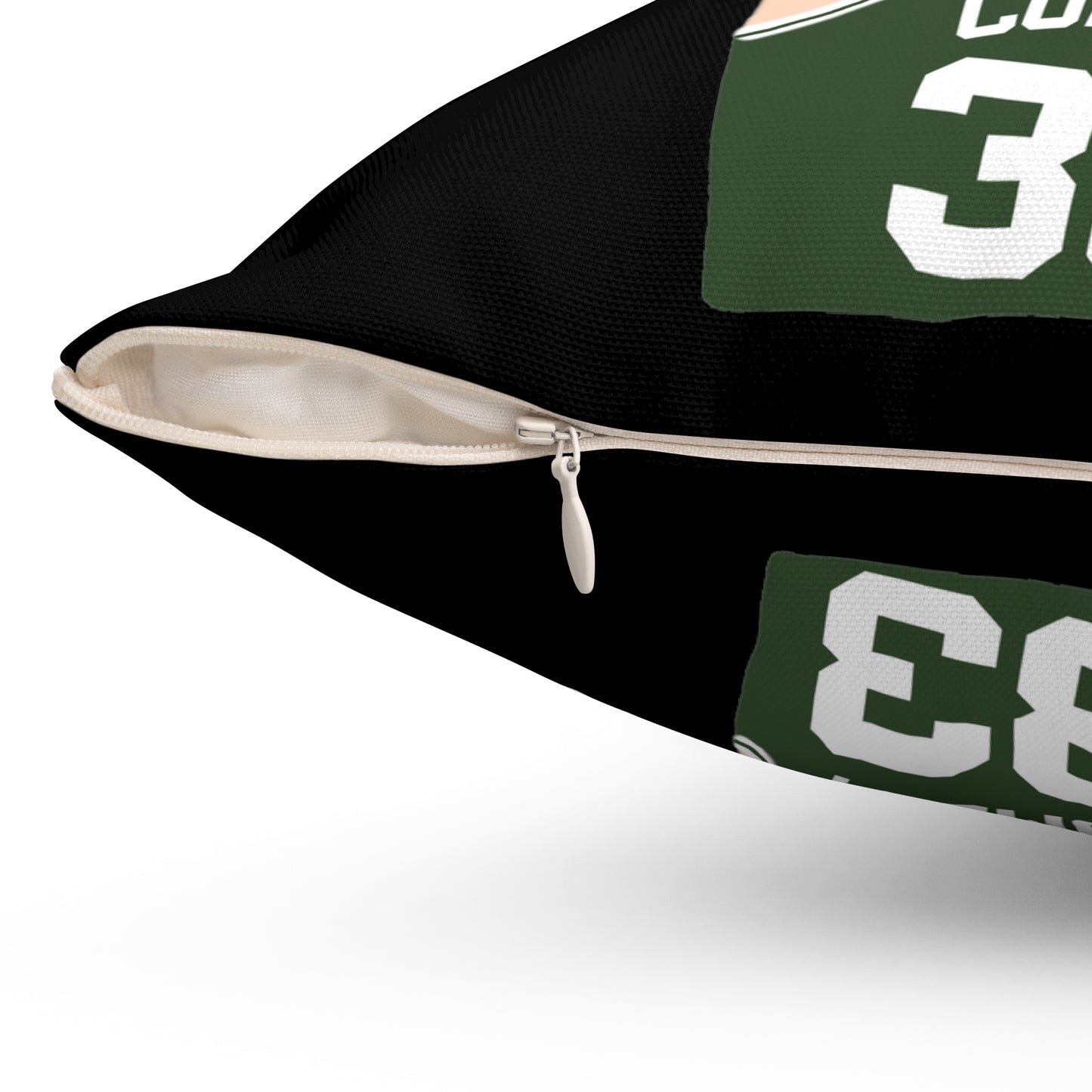 Bill Burrd Boston Celtics Larry Bird Bill Burr Square Pillow Next Cult Brand