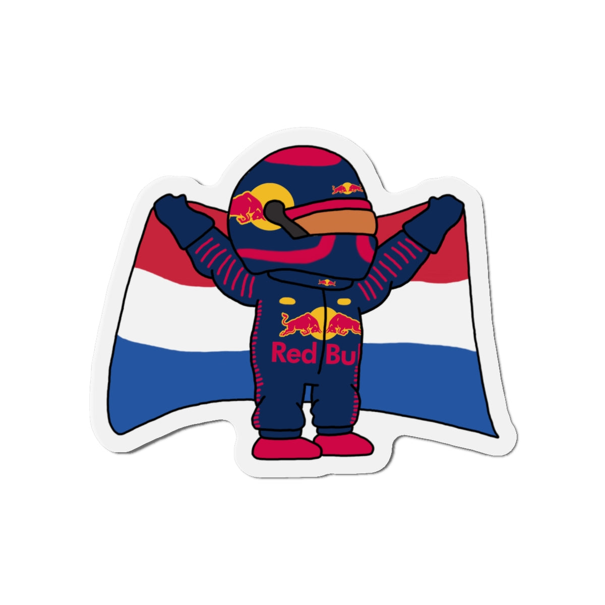 NeVerStappen Red Bull Formula 1 F1 Max Verstappen Magnets Magnets F1 Max Verstappen Red Bull Printify