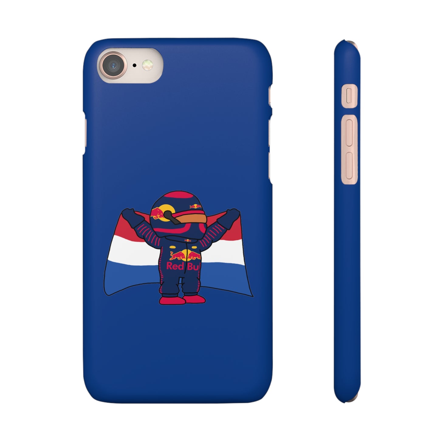 NeVerStappen Red Bull Formula 1 F1 Max Verstappen Snap Case iPhone 8 Matte Mobile Phone Cases F1 Max Verstappen Red Bull Printify