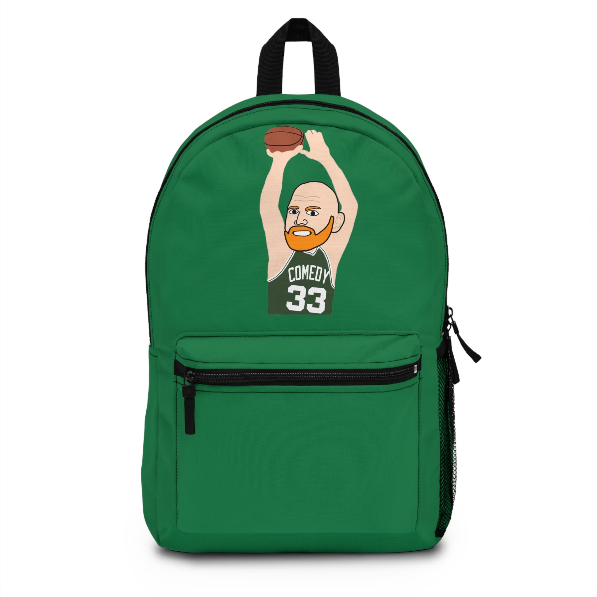 Bill Burrd Boston Celtics Larry Bird Bill Burr Backpack One size Bags Basketball Bill Burr Boston Celtics Monday Morning Podcast NBA Podcasts Stand-up Comedy Printify