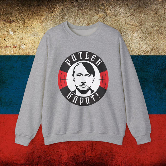 Putler Kaput Anti Vladimir Putin Unisex Heavy Blend Crewneck Sweatshirt