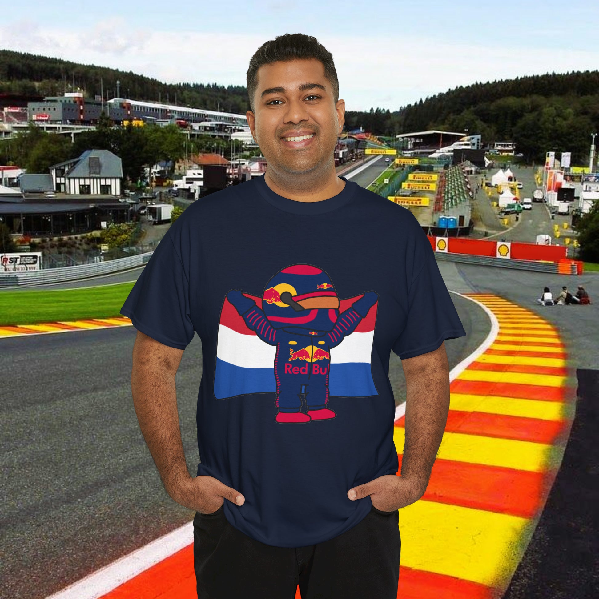 Max Verstappen Shirt Verstappen T-shirt Red Bull T shirt F1 tshirt Formula 1 tee F1 Gift Formula 1 Gift Red Bull Fan Gift Funny Racing Shirt Navy T-shirts F1 Max Verstappen Red Bull Printify