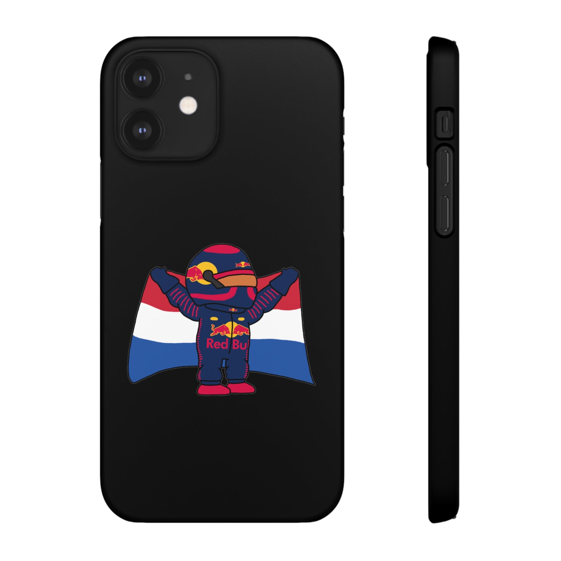 NeVerStappen Red Bull Formula 1 F1 Max Verstappen Snap Case iPhone 12 Matte Mobile Phone Cases F1 Max Verstappen Red Bull Printify