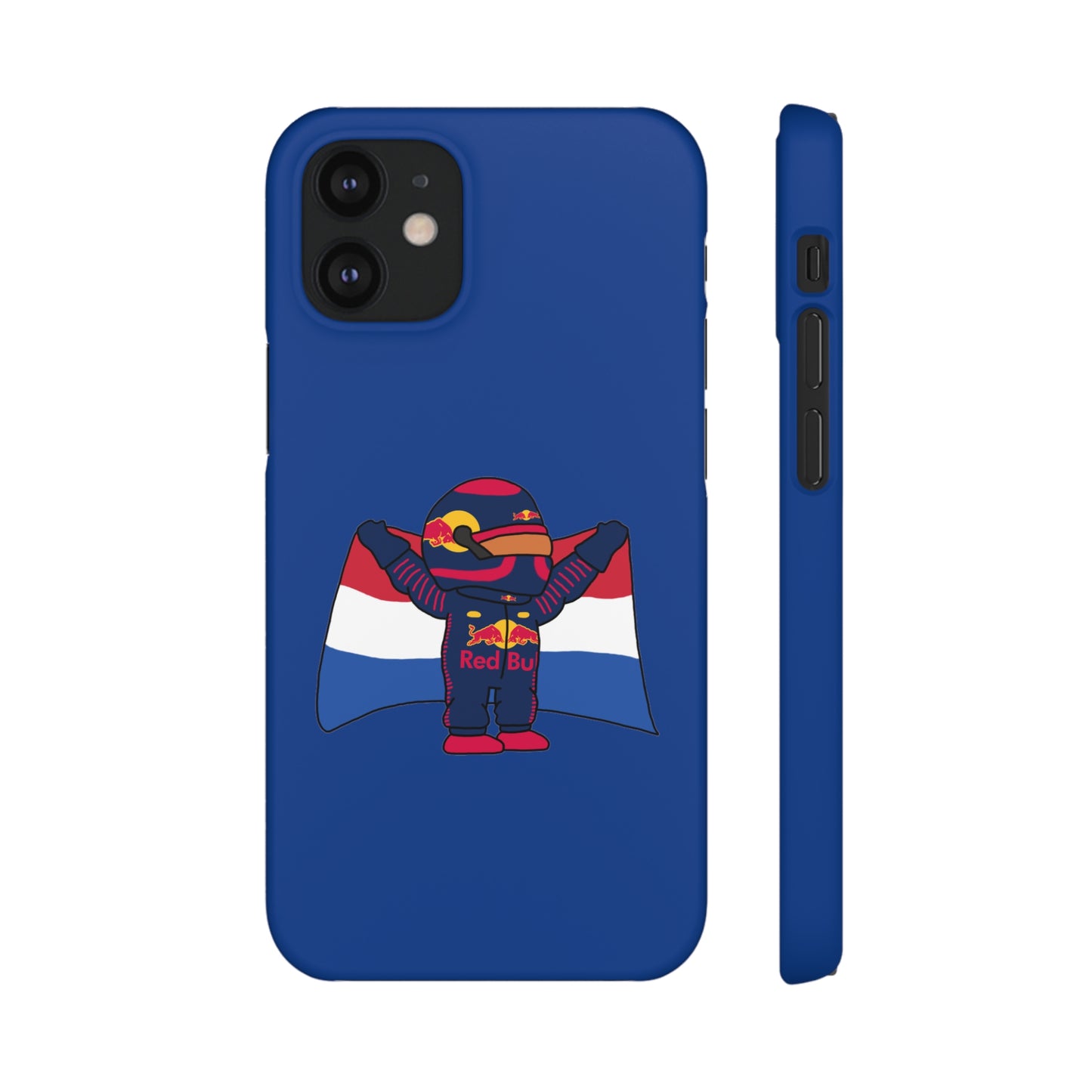 NeVerStappen Red Bull Formula 1 F1 Max Verstappen Snap Case iPhone 12 Mini Matte Mobile Phone Cases F1 Max Verstappen Red Bull Printify