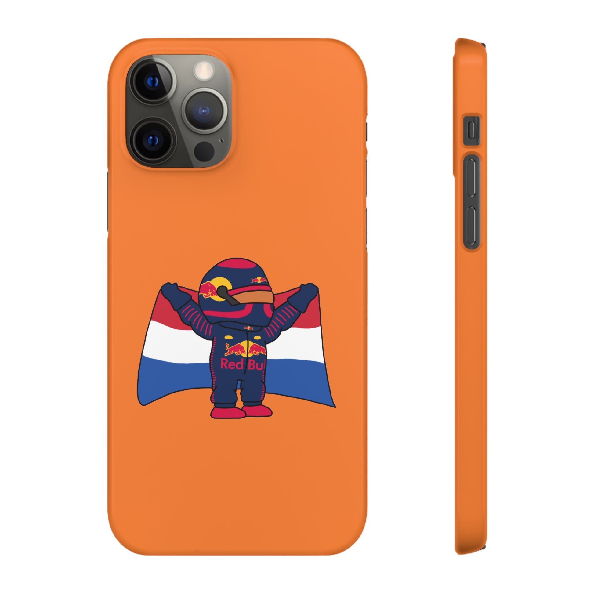 NeVerStappen Red Bull Formula 1 F1 Max Verstappen Snap Case iPhone 12 Pro Glossy Mobile Phone Cases F1 Max Verstappen Red Bull Printify