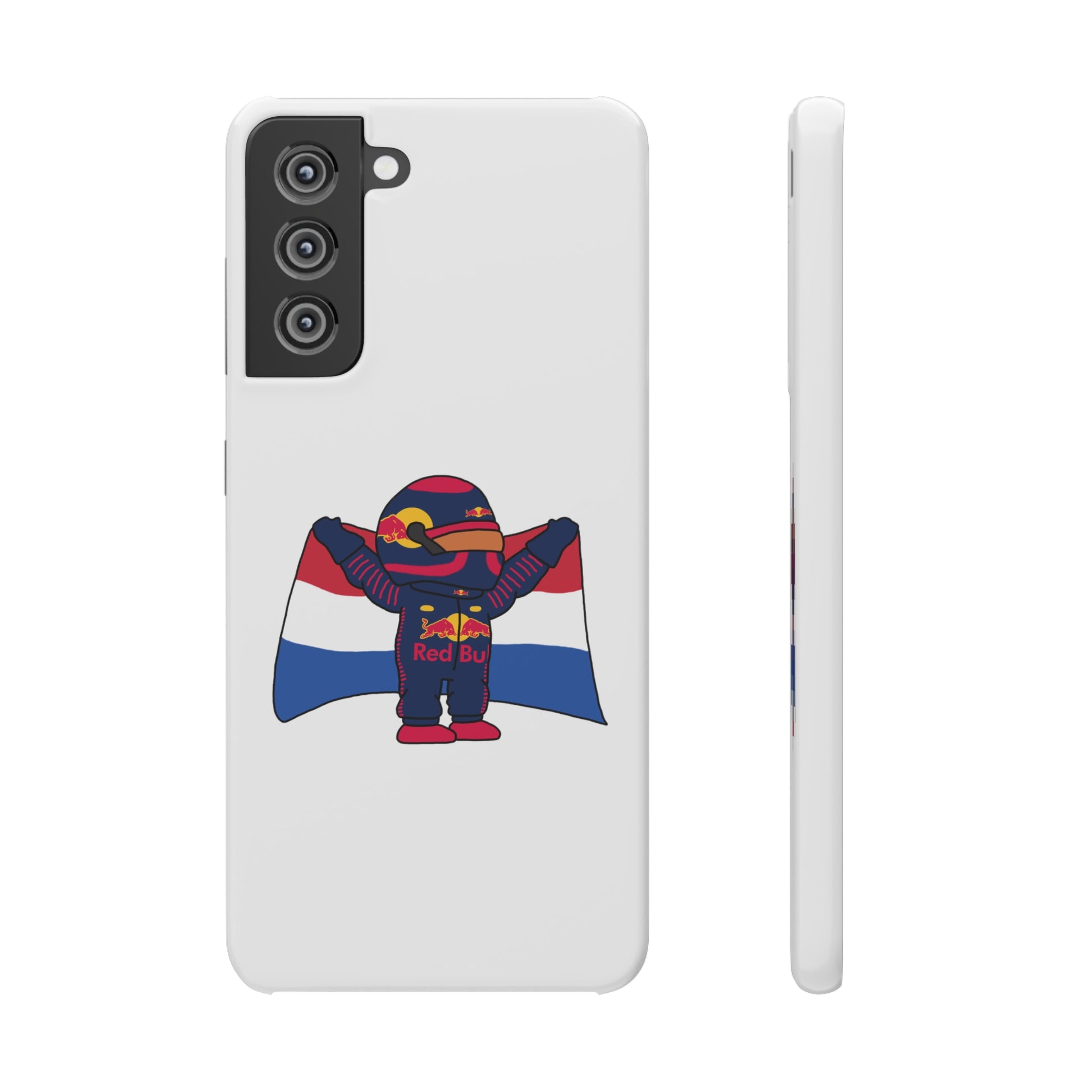 NeVerStappen Red Bull Formula 1 F1 Max Verstappen Snap Case Samsung Galaxy S21 FE Glossy Mobile Phone Cases F1 Max Verstappen Red Bull Printify