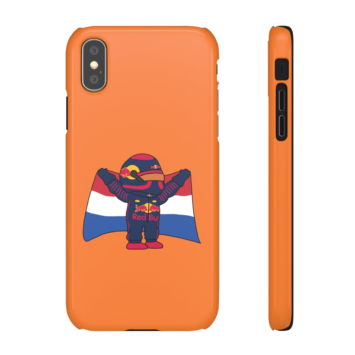 NeVerStappen Red Bull Formula 1 F1 Max Verstappen Snap Case iPhone XS Glossy Mobile Phone Cases F1 Max Verstappen Red Bull Printify