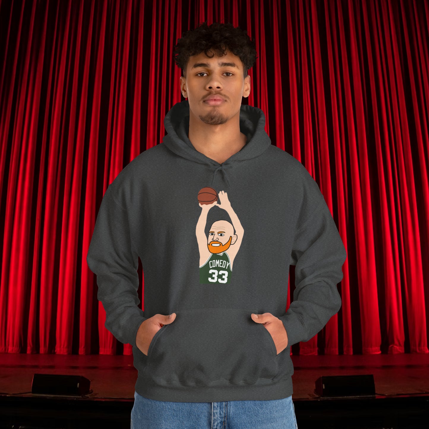 Bill Burr Hoodie Boston Celtics Hoodie Larry Bird Hoodie Monday Morning Podcast Merch Podcast Gift Celtics Fan Gift Basketball Fan Gift Next Cult Brand Bill Burr, Monday Morning Podcast, Podcasts, Stand-up Comedy