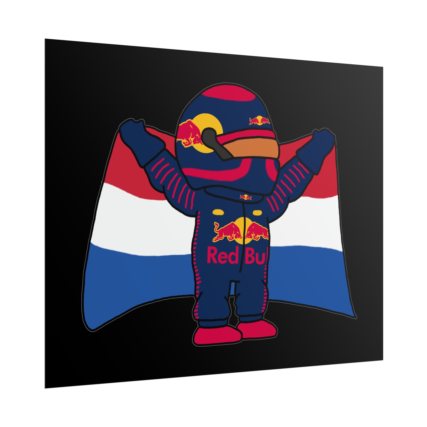 NeVerStappen Red Bull Formula 1 F1 Max Verstappen Poster Posters F1 Max Verstappen Red Bull Printify