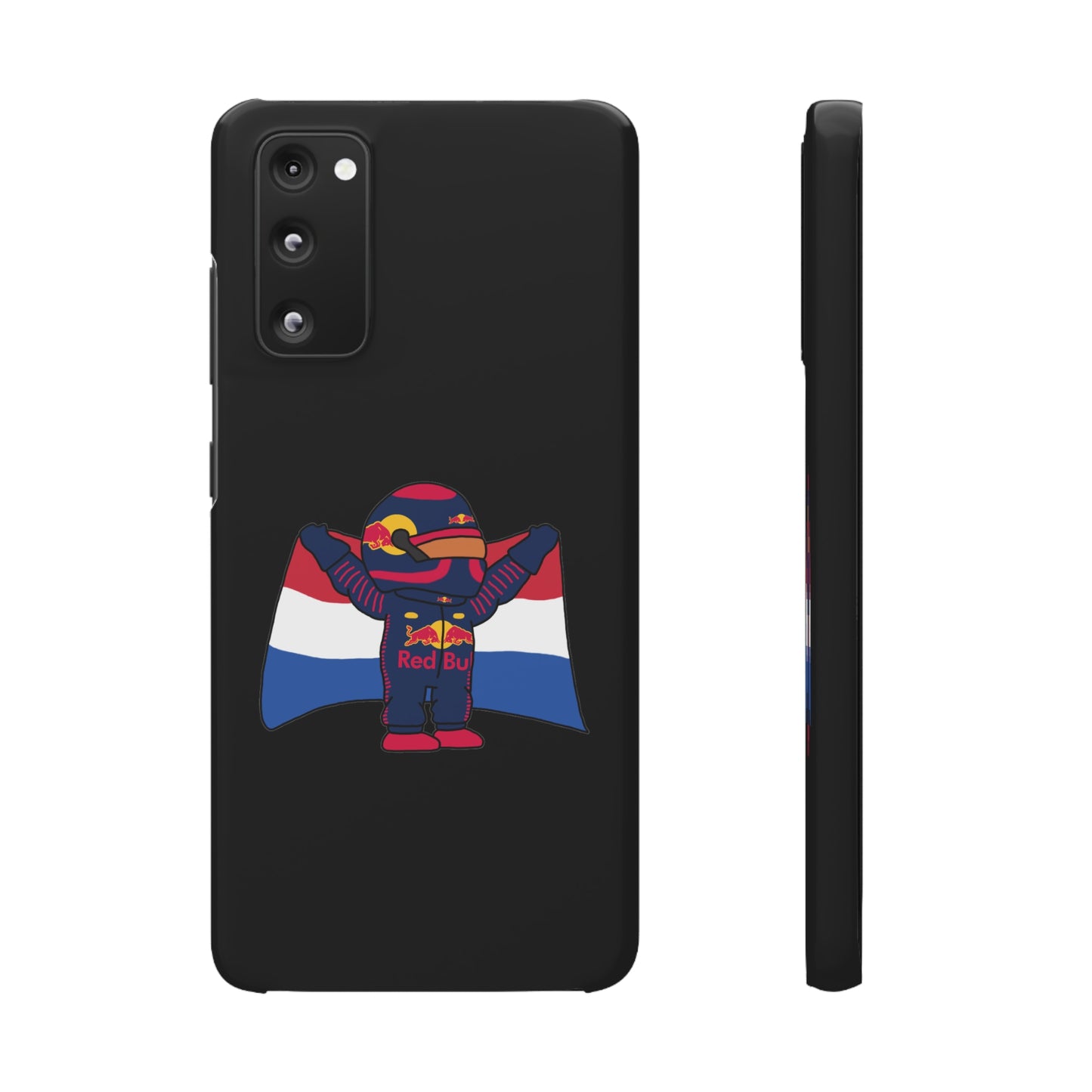 NeVerStappen Red Bull Formula 1 F1 Max Verstappen Snap Case Samsung Galaxy S20 FE Glossy Mobile Phone Cases F1 Max Verstappen Red Bull Printify