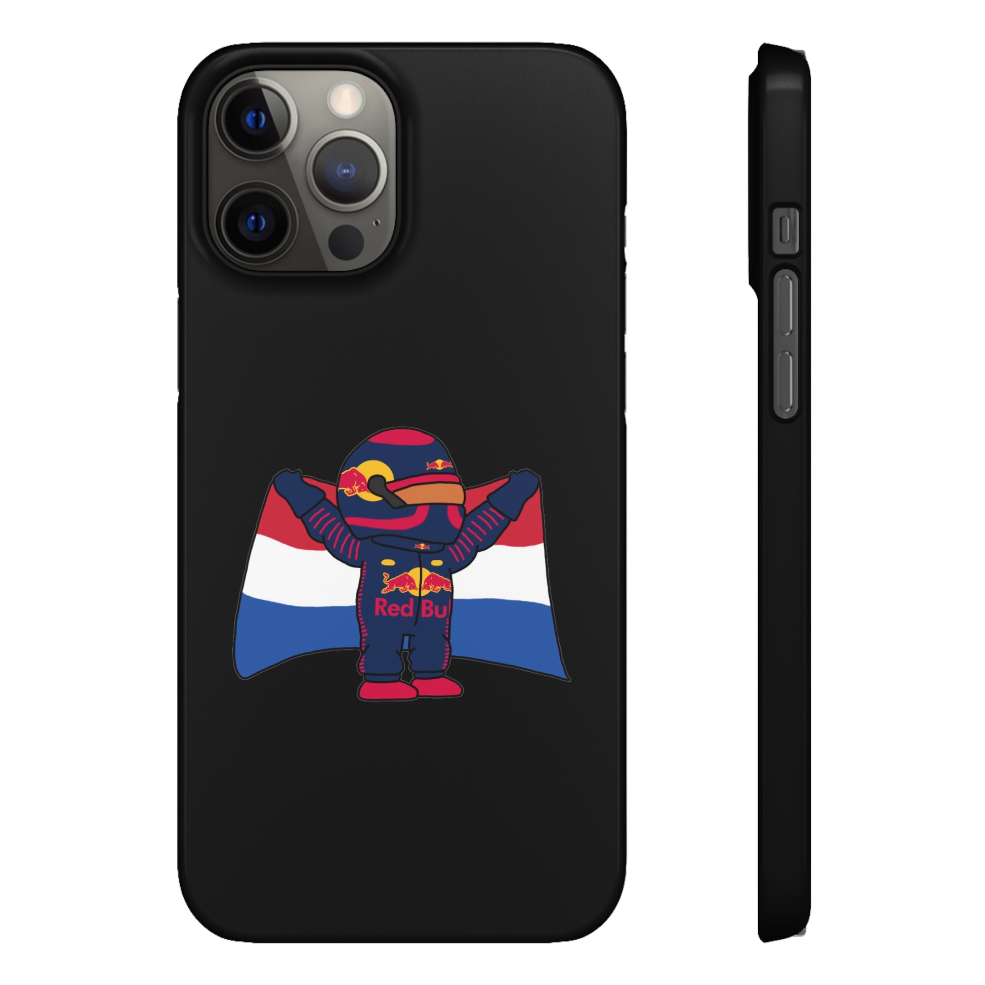 NeVerStappen Red Bull Formula 1 F1 Max Verstappen Snap Case iPhone 12 Pro Max Glossy Mobile Phone Cases F1 Max Verstappen Red Bull Printify