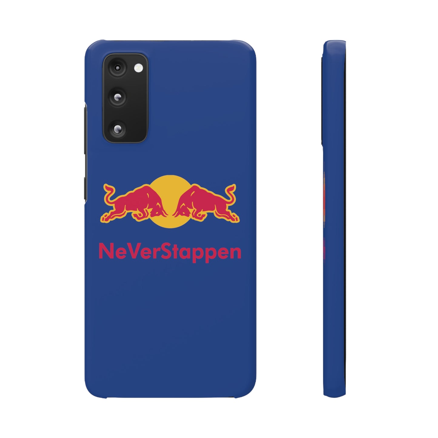 NeVerStappen Red Bull Formula 1 F1 Max Verstappen Snap Case Samsung Galaxy S20 FE Glossy Mobile Phone Cases F1 Max Verstappen Red Bull Printify