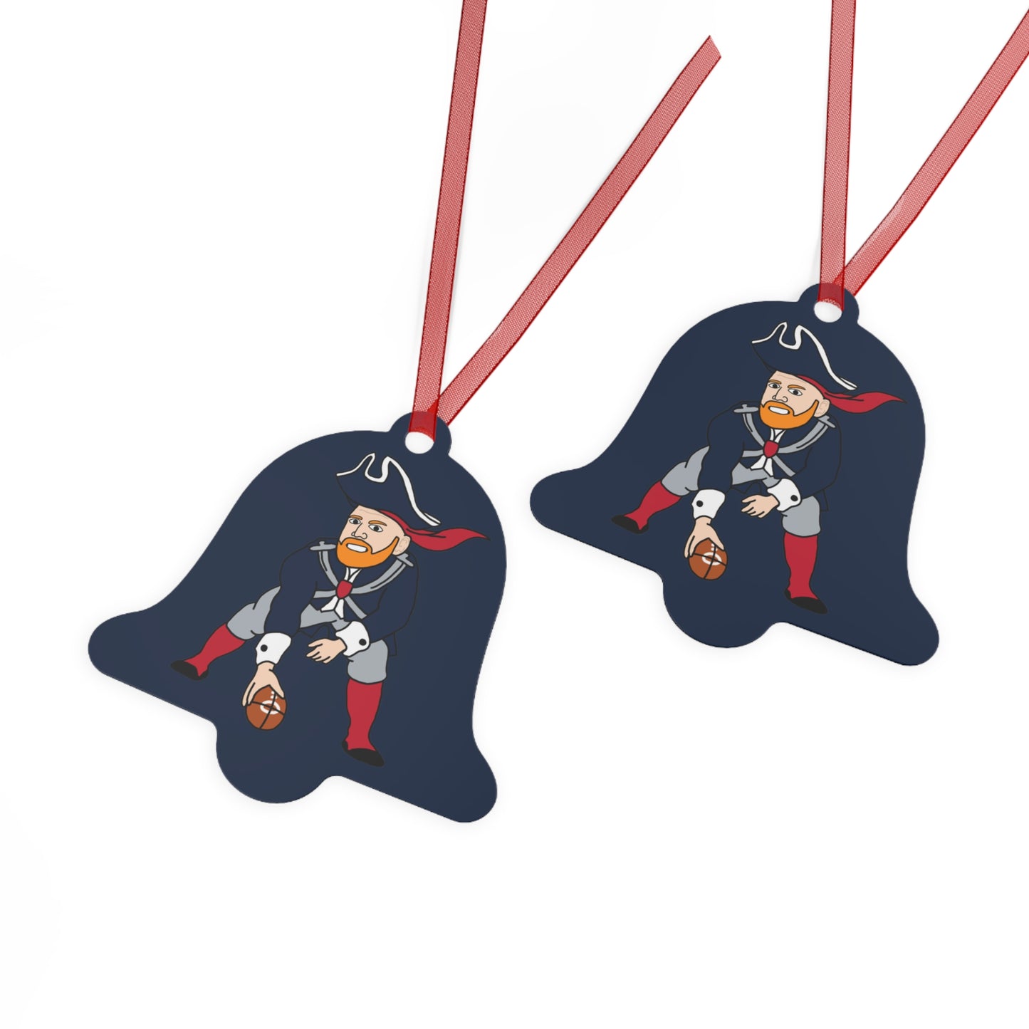 Bill Burrdy New England Patriots NFL Tom Brady Bill Burr Metal Ornaments Next Cult Brand American Football, Bill Burr, Monday Morning Podcast, New England Patriots, NFL, Podcasts, Stand-up Comedy