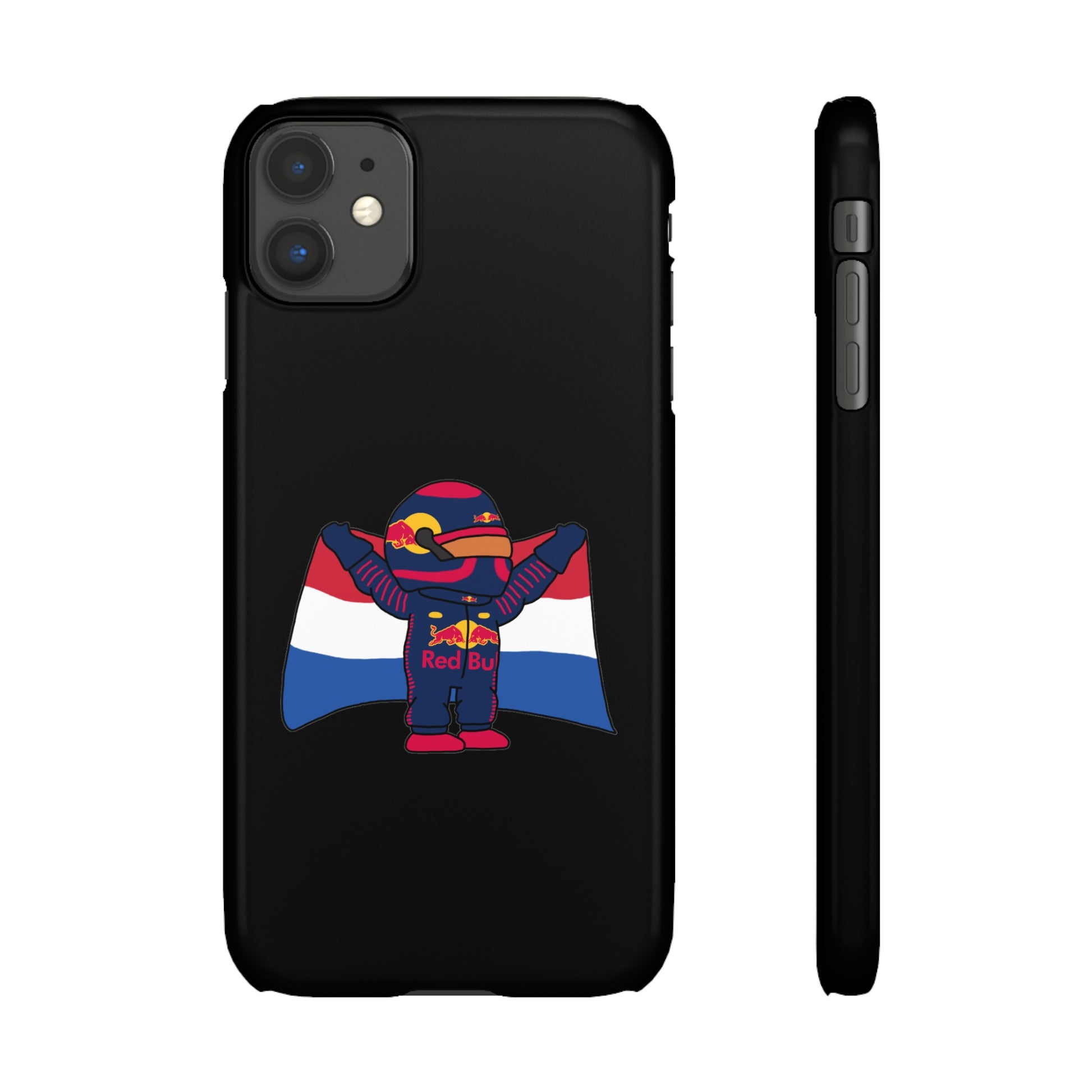 NeVerStappen Red Bull Formula 1 F1 Max Verstappen Snap Case iPhone 11 Glossy Mobile Phone Cases F1 Max Verstappen Red Bull Printify