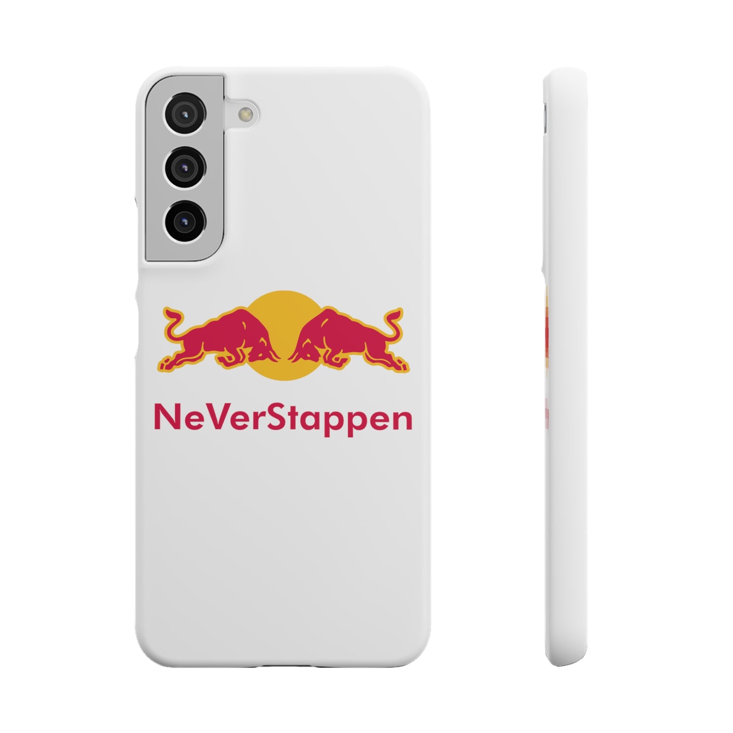 NeVerStappen Red Bull Formula 1 F1 Max Verstappen Snap Case Samsung Galaxy S22 Plus Matte Mobile Phone Cases F1 Max Verstappen Red Bull Printify