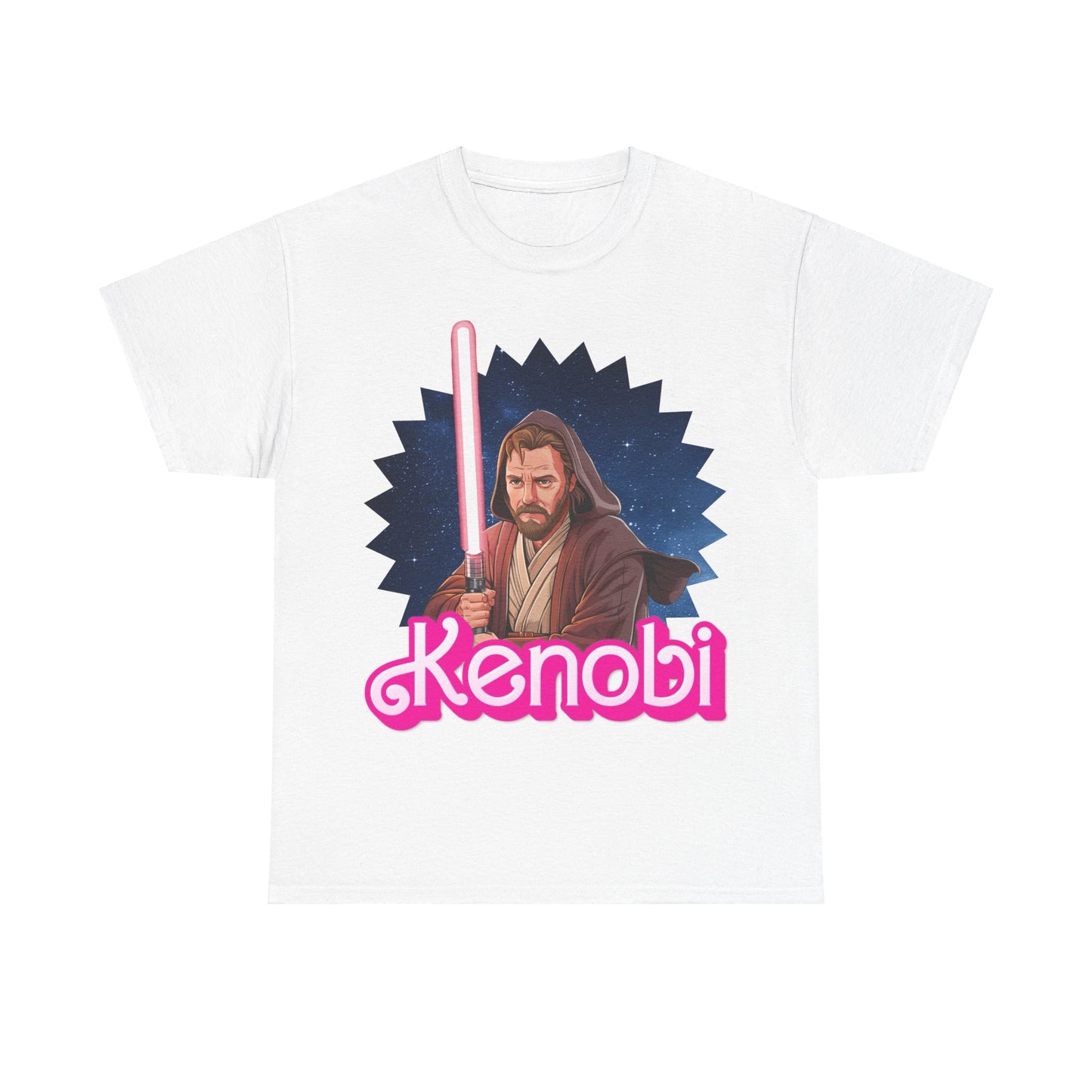 Obi-Wan Kenobi Ken Barbie Movie Star Wars Unisex Heavy Cotton Tee Next Cult Brand
