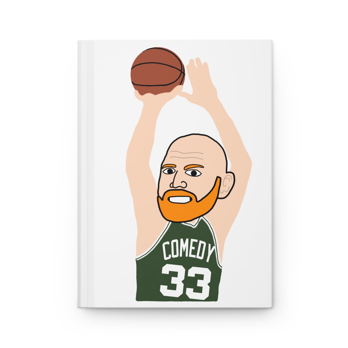 Bill Burrd Boston Celtics Larry Bird Bill Burr Hardcover Journal Next Cult Brand