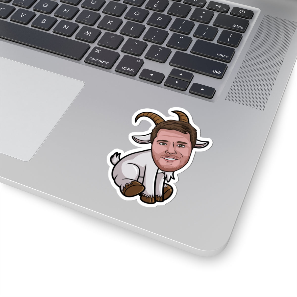 Luka Doncic G.O.A.T. Sticker - Funny Basketball Meme Decal - Greatest of All Time Print for Basketball Fans - Perfect Gift for Luka Fans 3" × 3" White Stickers Basketball G.O.A.T. Los Angeles Lakers Luka Doncic NBA Printify