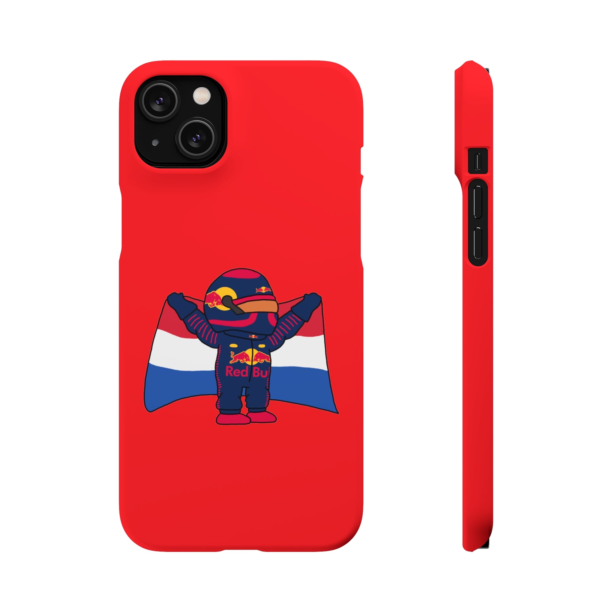 NeVerStappen Red Bull Formula 1 F1 Max Verstappen Snap Case iPhone 14 Plus Matte Mobile Phone Cases F1 Max Verstappen Red Bull Printify