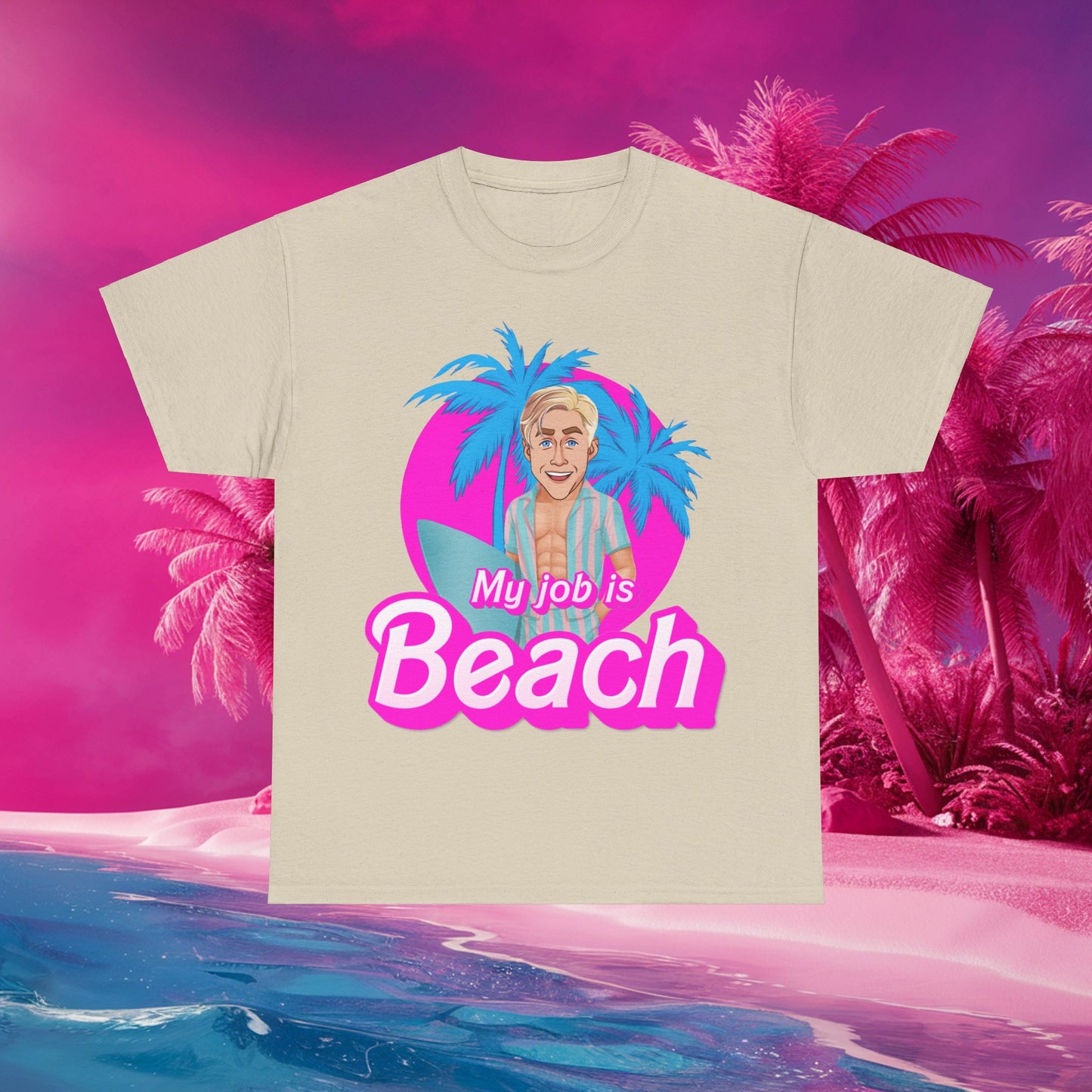 My Job Is Beach Tshirt Ken Shirt Barbie T-shirt Surfing Tee Surf T shirt Summer Shirt Vacation T-Shirt Surfing Gift for Surfer Summer Gift Next Cult Brand