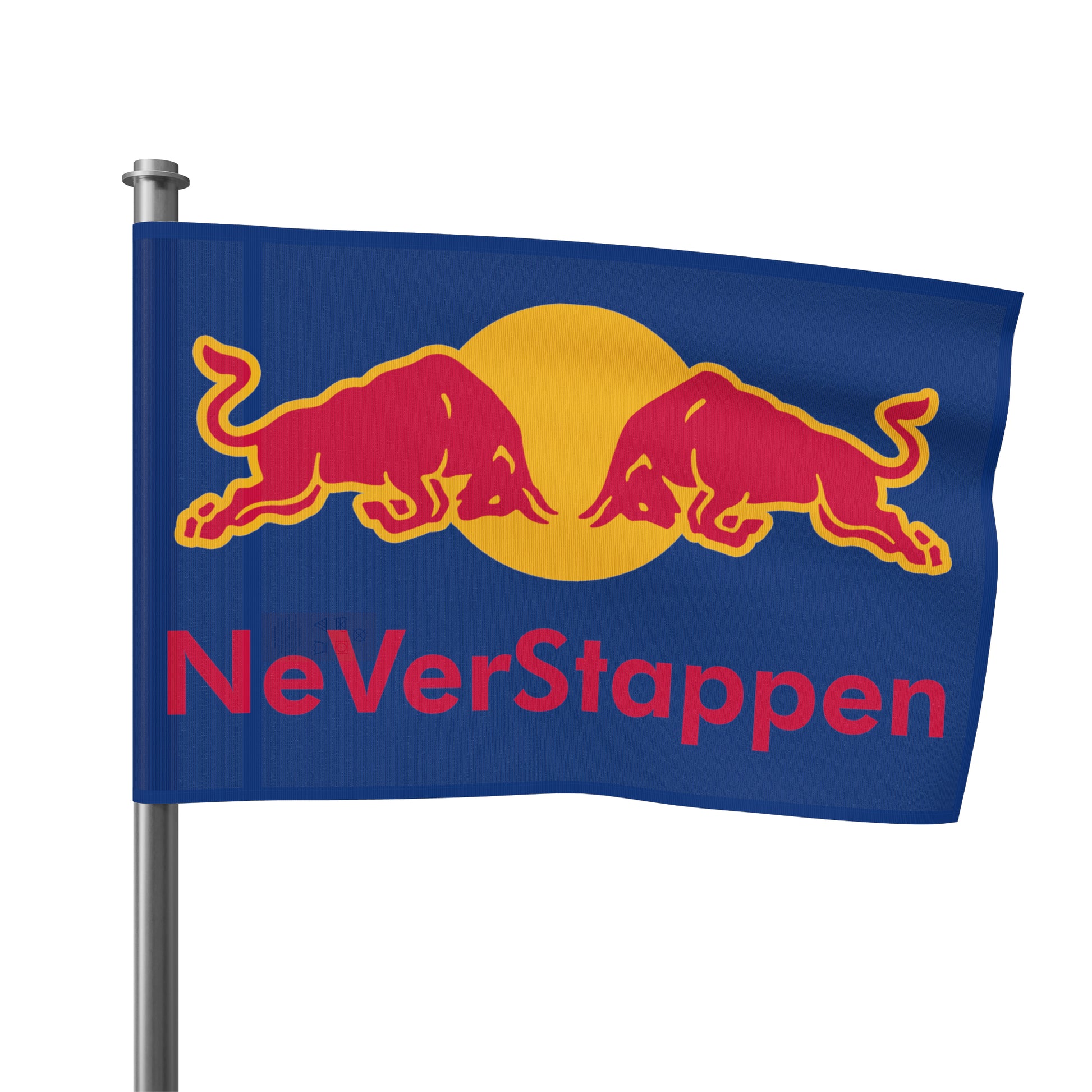 NeVerStappen Red Bull Formula 1 F1 Max Verstappen Flag Flags F1 Max Verstappen Red Bull Printify