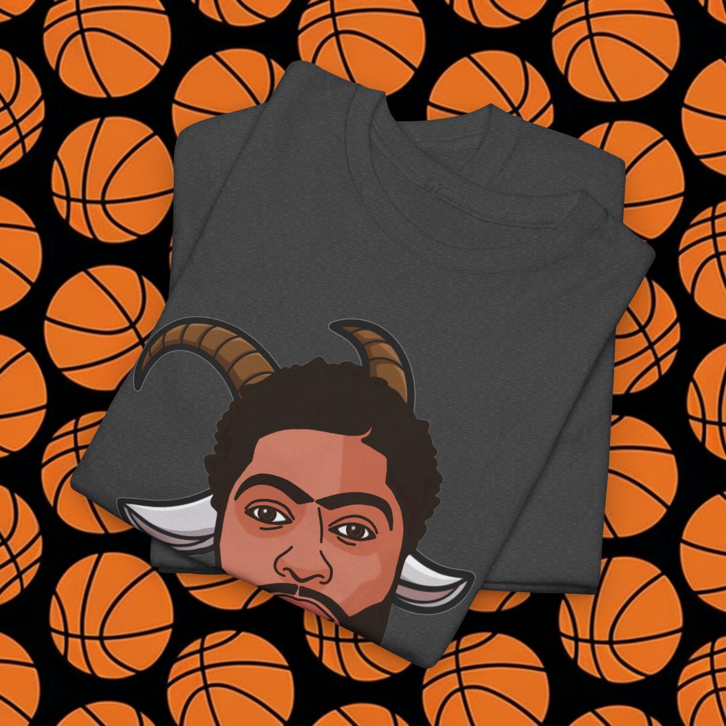 Anthony Davis GOAT T-Shirt - Funny Unibrow Basketball Meme Casual Top - Greatest of All Time Tee for Basketball Fans - Perfect Gift for AD Fans T-shirts Anthony Davis Basketball Dallas Mavericks G.O.A.T. NBA Printify