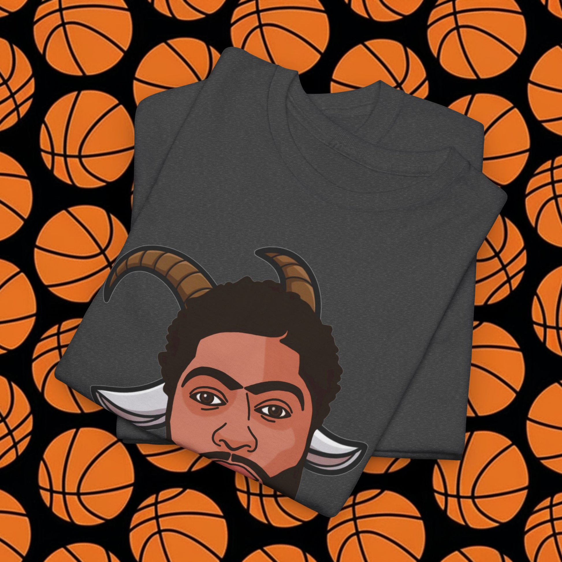 Anthony Davis GOAT T-Shirt - Funny Unibrow Basketball Meme Casual Top - Greatest of All Time Tee for Basketball Fans - Perfect Gift for AD Fans T-shirts Anthony Davis Basketball Dallas Mavericks G.O.A.T. NBA Printify