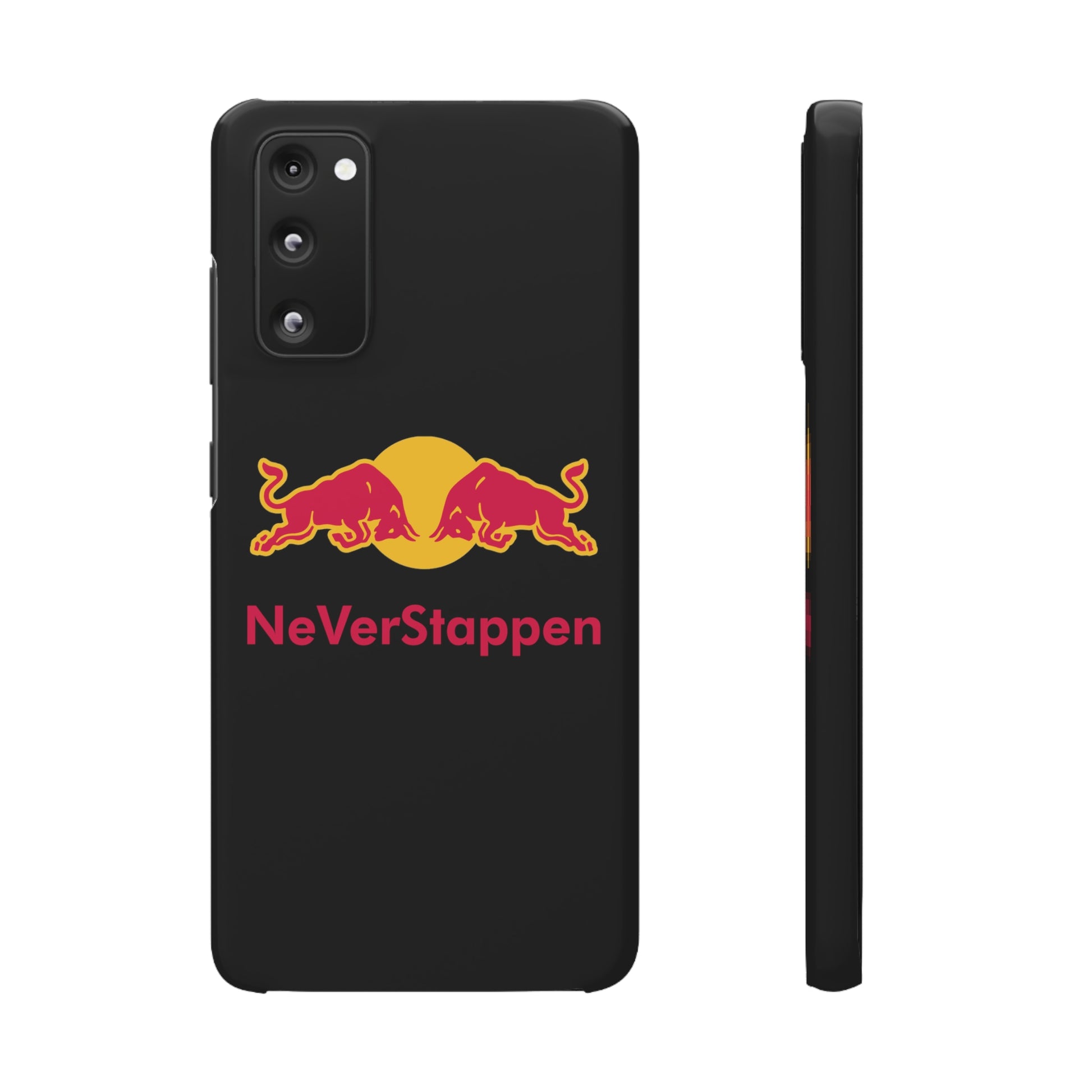 NeVerStappen Red Bull Formula 1 F1 Max Verstappen Snap Case Samsung Galaxy S20 FE Glossy Mobile Phone Cases F1 Max Verstappen Red Bull Printify