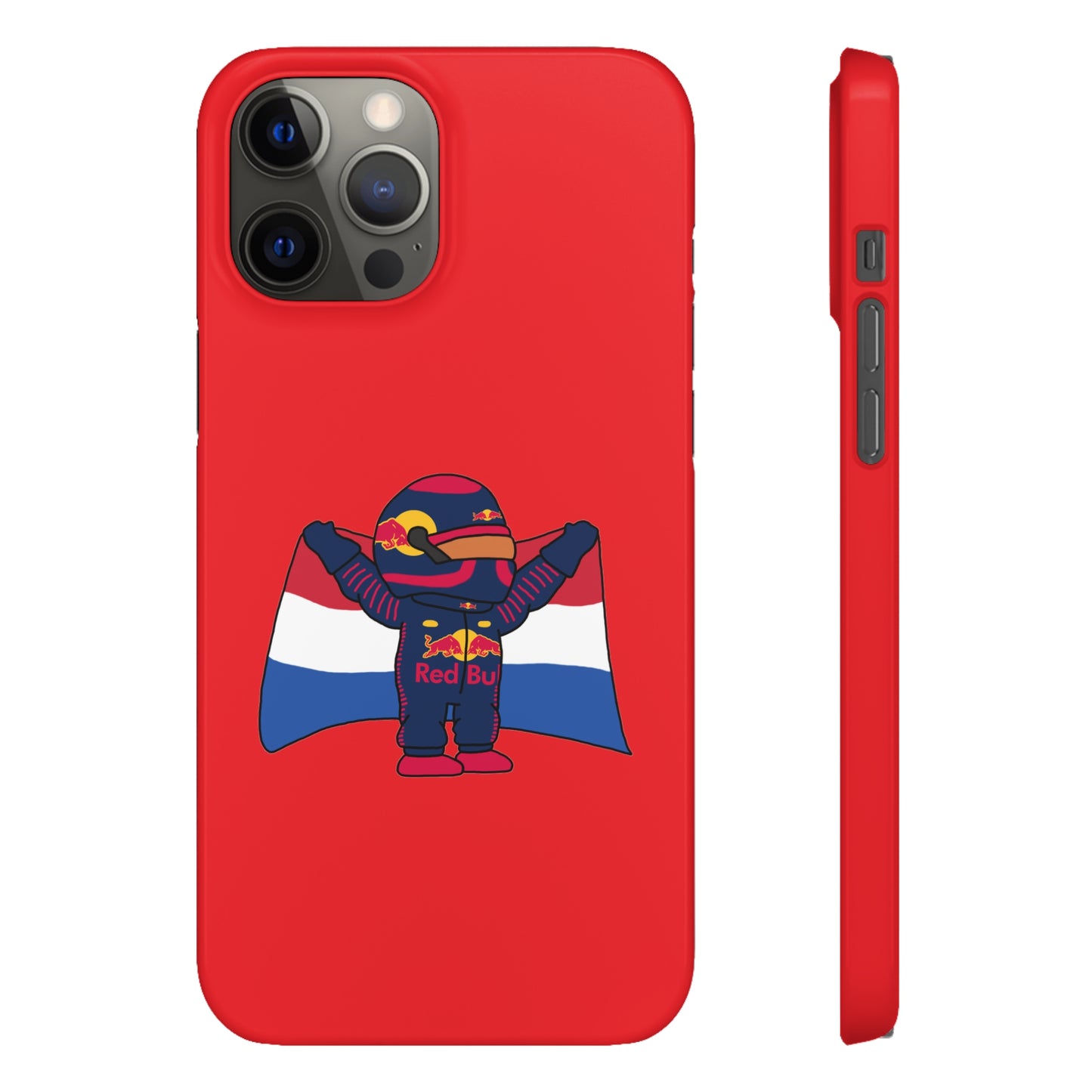 NeVerStappen Red Bull Formula 1 F1 Max Verstappen Snap Case iPhone 12 Pro Max Glossy Mobile Phone Cases F1 Max Verstappen Red Bull Printify