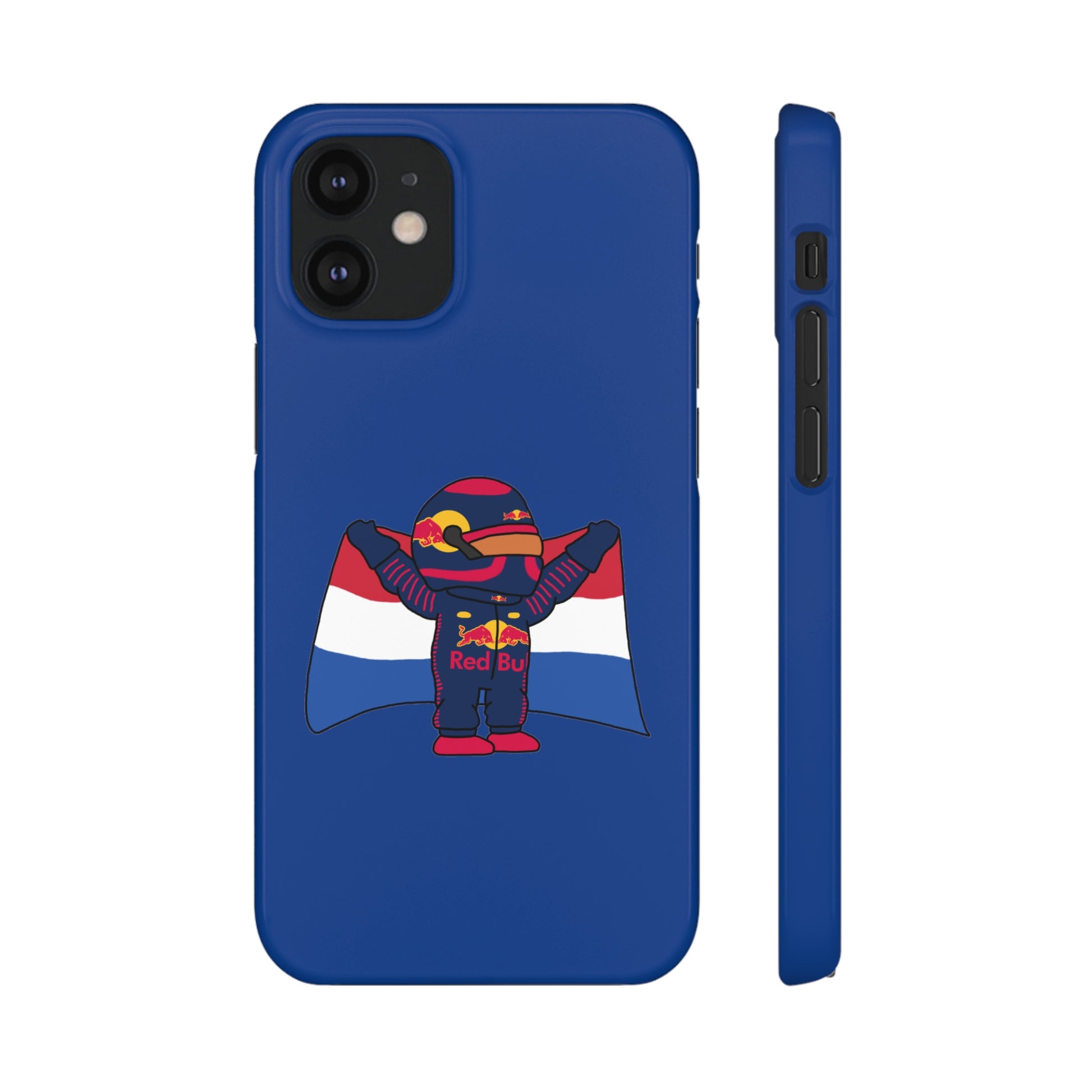 NeVerStappen Red Bull Formula 1 F1 Max Verstappen Snap Case iPhone 12 Mini Glossy Mobile Phone Cases F1 Max Verstappen Red Bull Printify