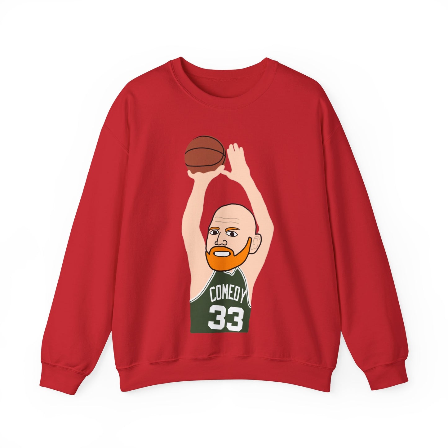 Bill Burr Sweatshirt Boston Celtics Sweater Larry Bird Jumper Monday Morning Podcast Merch Podcast Gift Celtics Fan Gift Basketball Fan Gift Next Cult Brand Bill Burr, Monday Morning Podcast, Podcasts, Stand-up Comedy